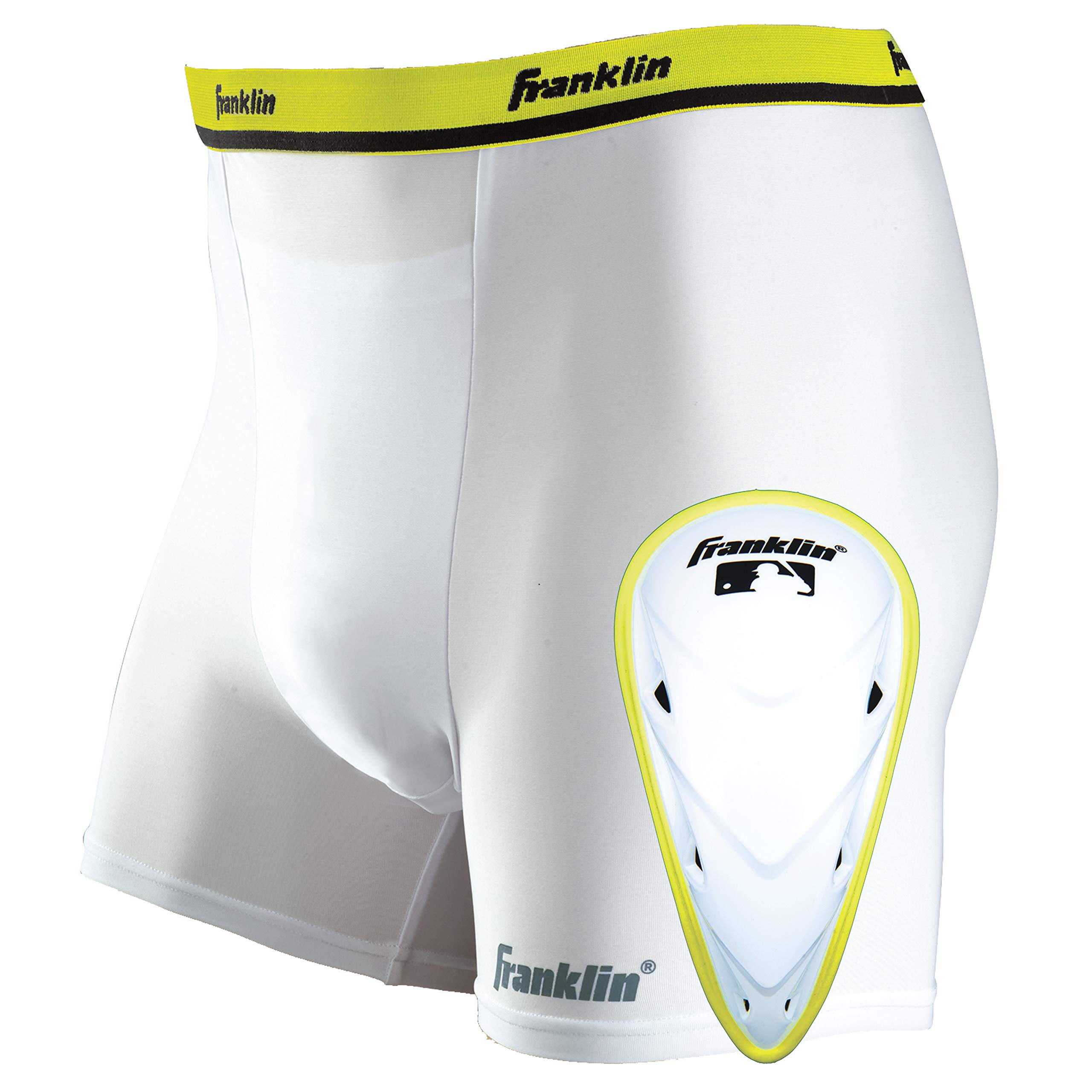 Franklin Sports Baseball Sliding Shorts with Cup Holder - Youth