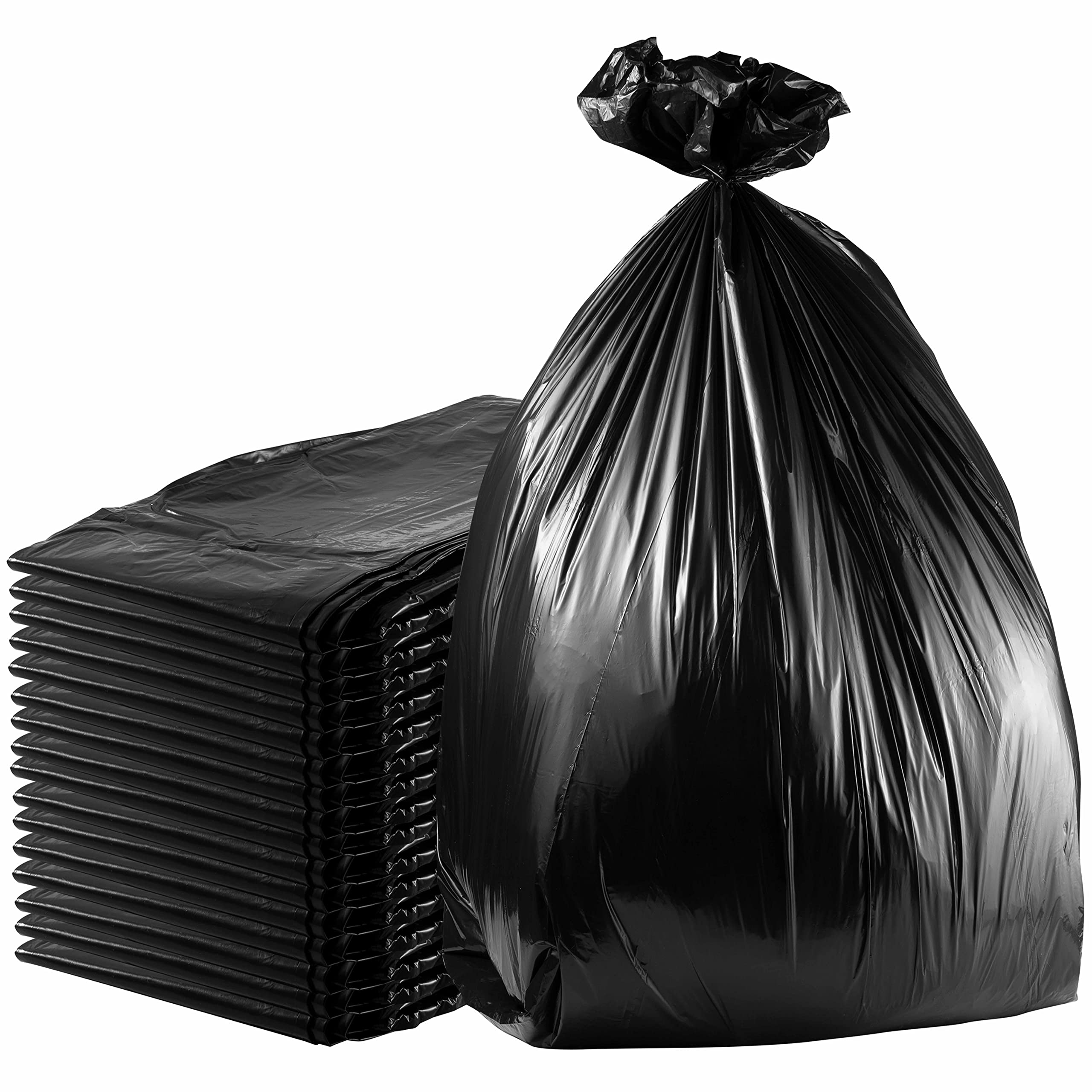 Global Industrial™ Light Duty Black Trash Bags - 2 to 4 Gal, 0.23 Mil, 2000  Bags/Case