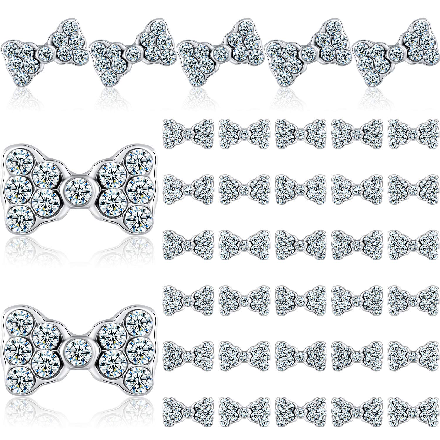 20pcs Mix Aurora Black White Checkerboard Knot Resin Nail Charm 3D Japanese  Bow Checker 8 Patterns For Nails Supply 6.5-12MM& - AliExpress