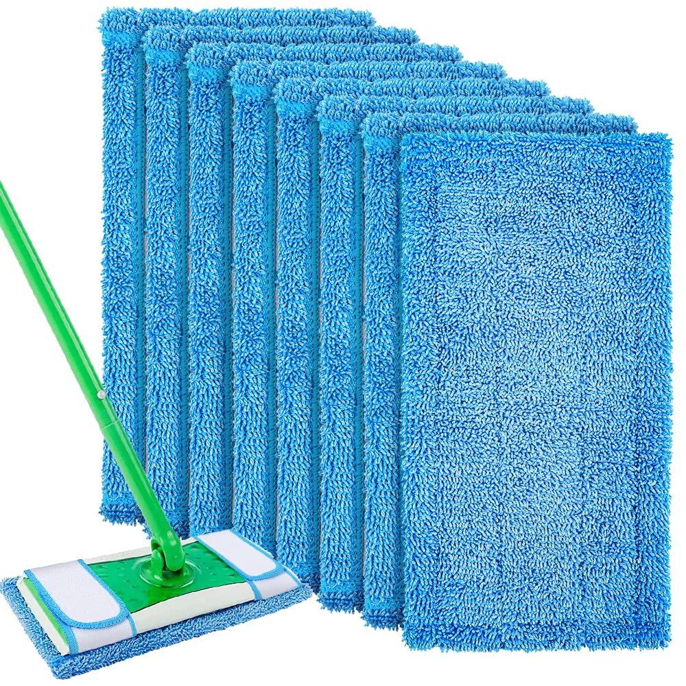 HOMEXCEL Microfiber Mop Pads Compatible with Swiffer Sweeper Mops