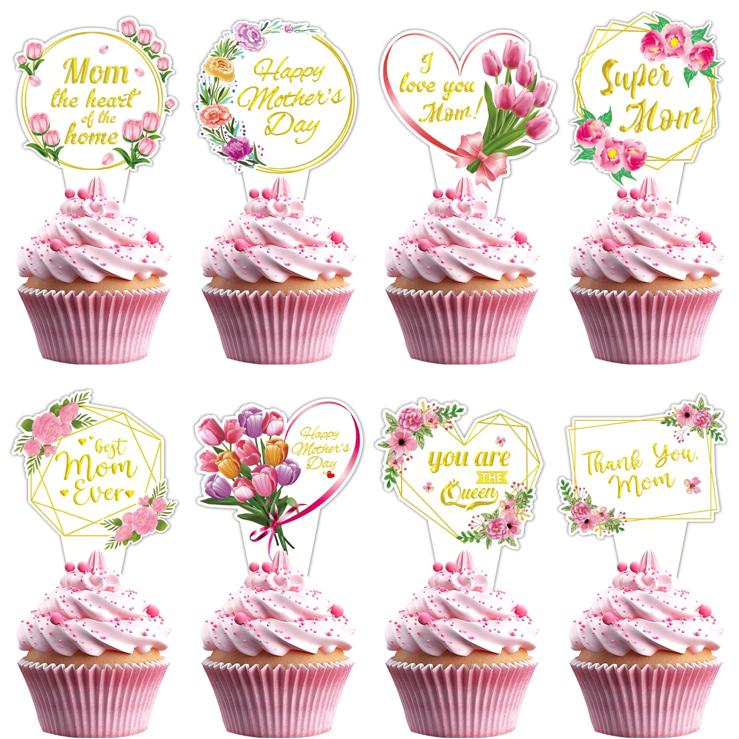 Mothers Day Centerpiece Pick, Mothers Day Decorations, Flower Picks - UK