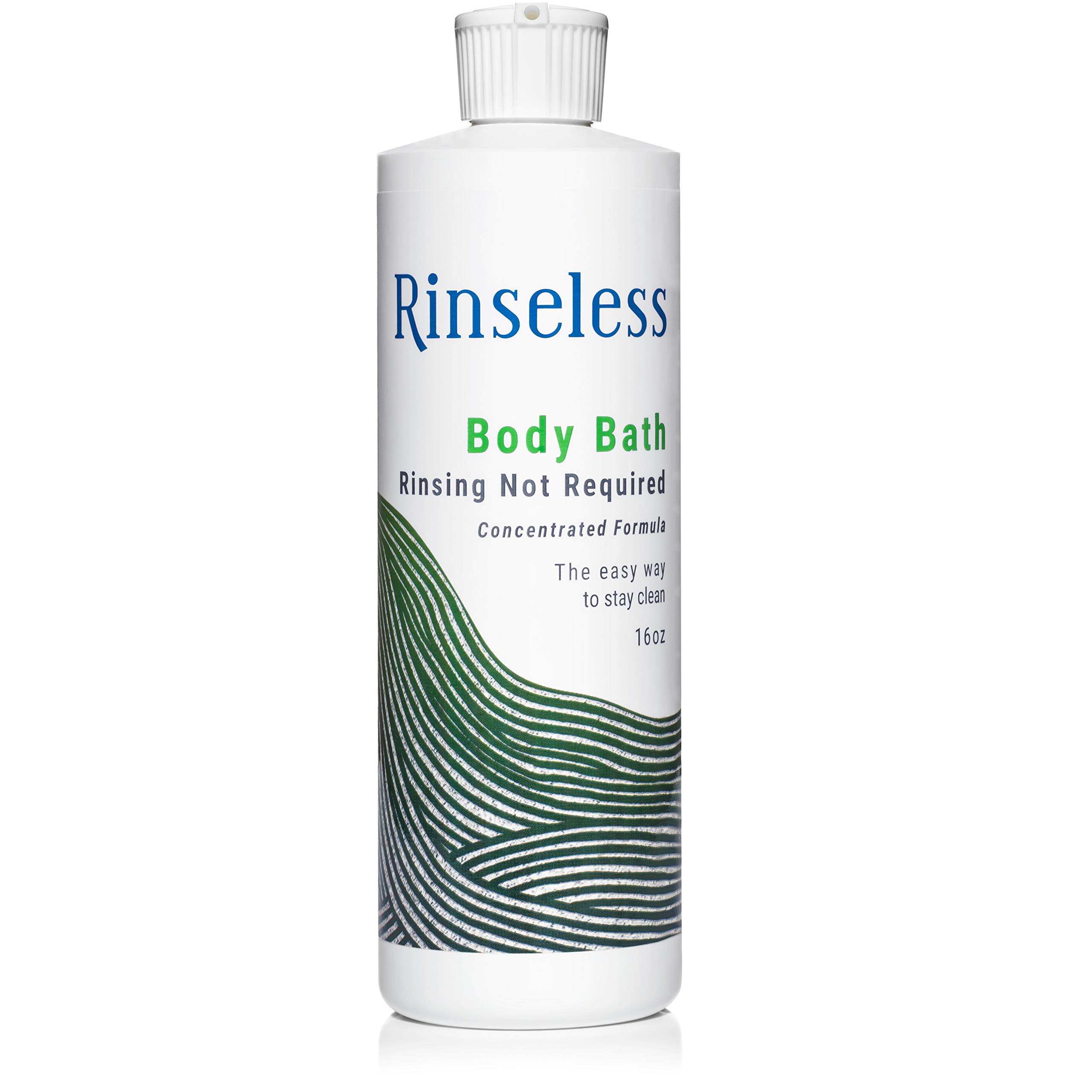 Rinseless Waterless Body Bath Wash 16 Oz  No Water Rinse Needed  Concentrated Formula Makes 16