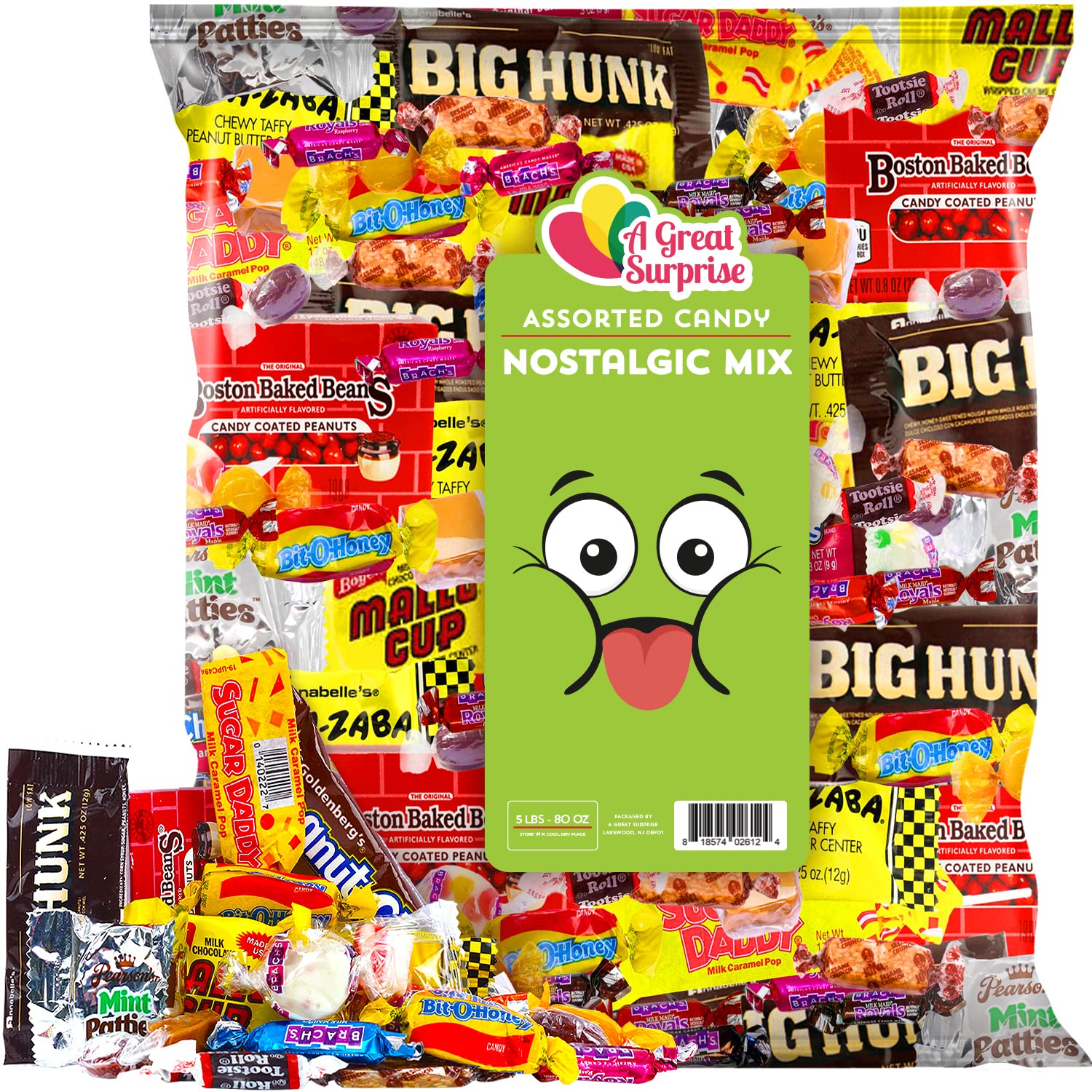 Old-Time Candy - Vintage - Nostalgic Candy Mix - Bulk Candy - Boston Baked  Beans, Mallo Cups, Abba Zabba