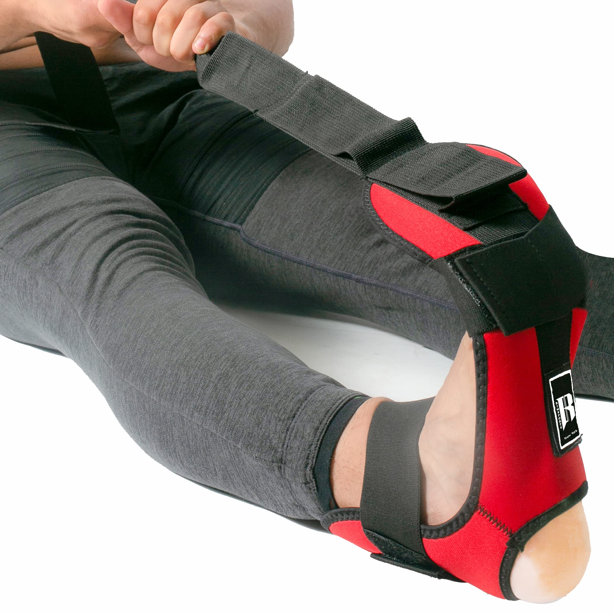 RIMSports Foot Stretcher and Calf Stretcher - Leg Stretcher Strap for  Plantar Fasciitis and Achilles Tendonitis, Foot