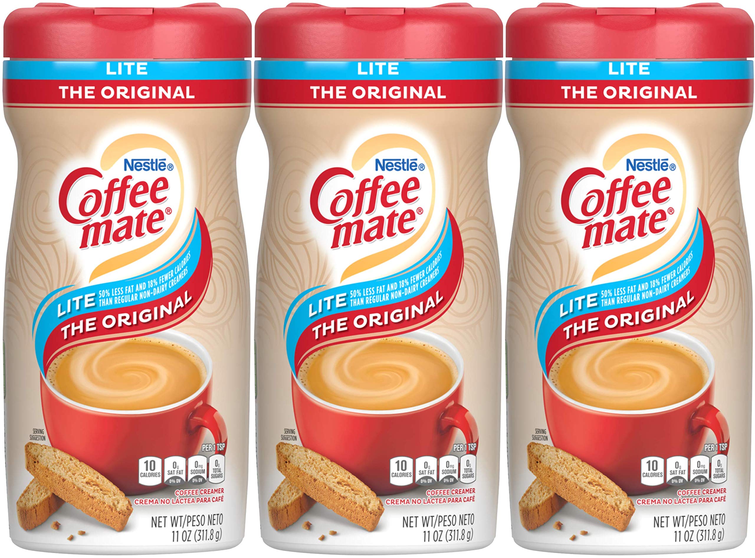 Coffeemate Powdered Creamer Canisters Original 11 oz 3 pk Pack of 3