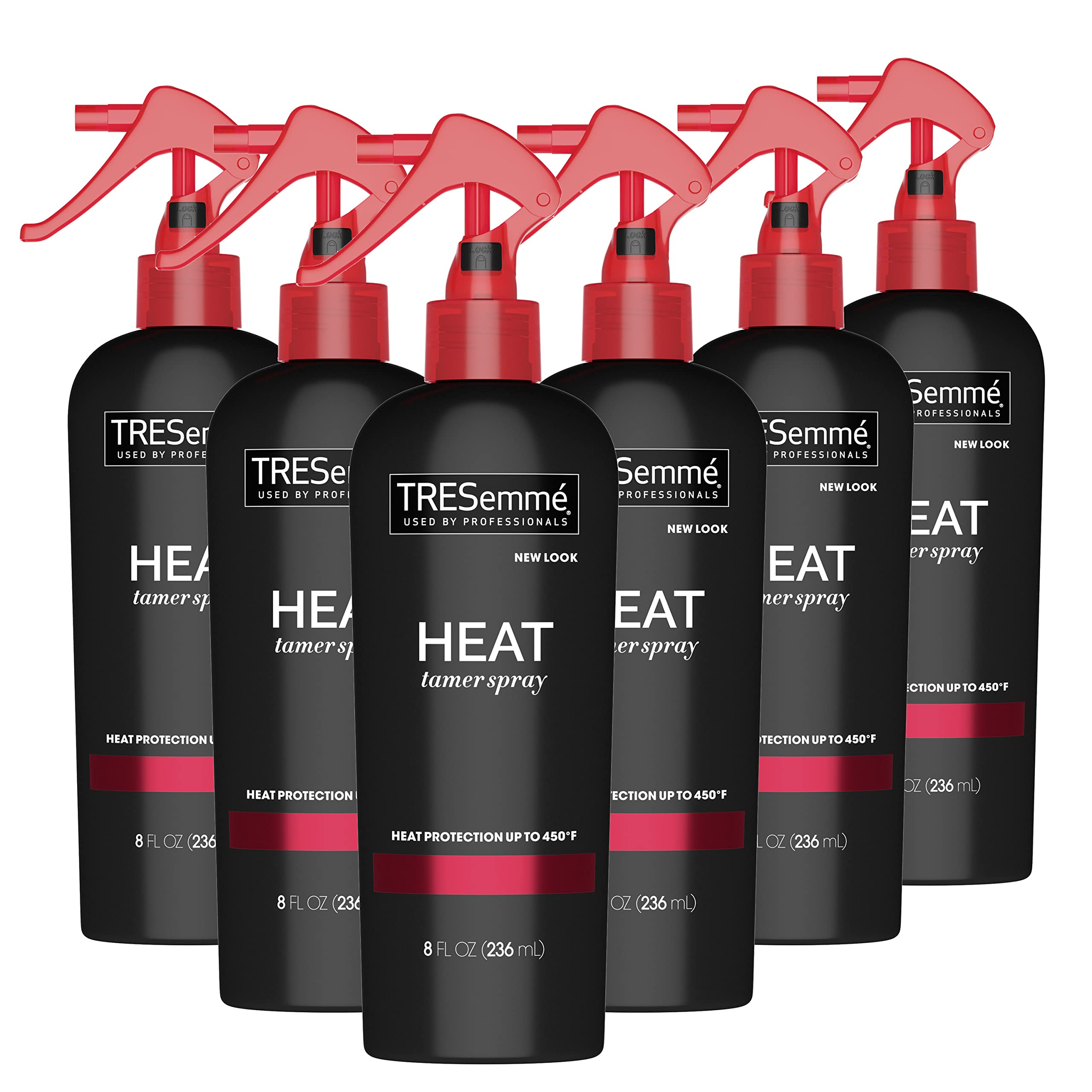 Tresemm Thermal Creations Heat Tamer for Hair Heat Protection Expert Selection Leave-In Heat Protectant Spray 8 oz, Pack of 6