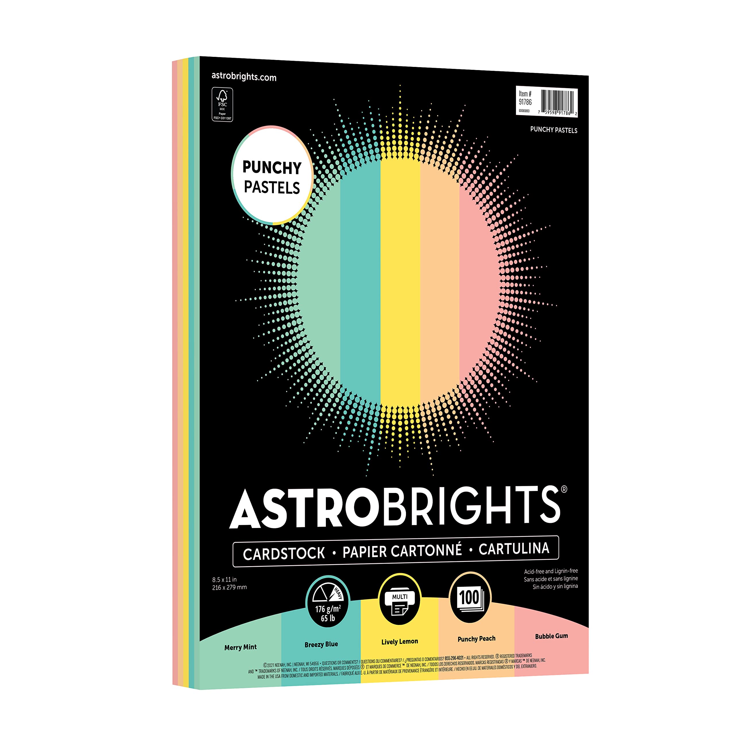 Astrobrights Mega Collection, Colored Cardstock, India