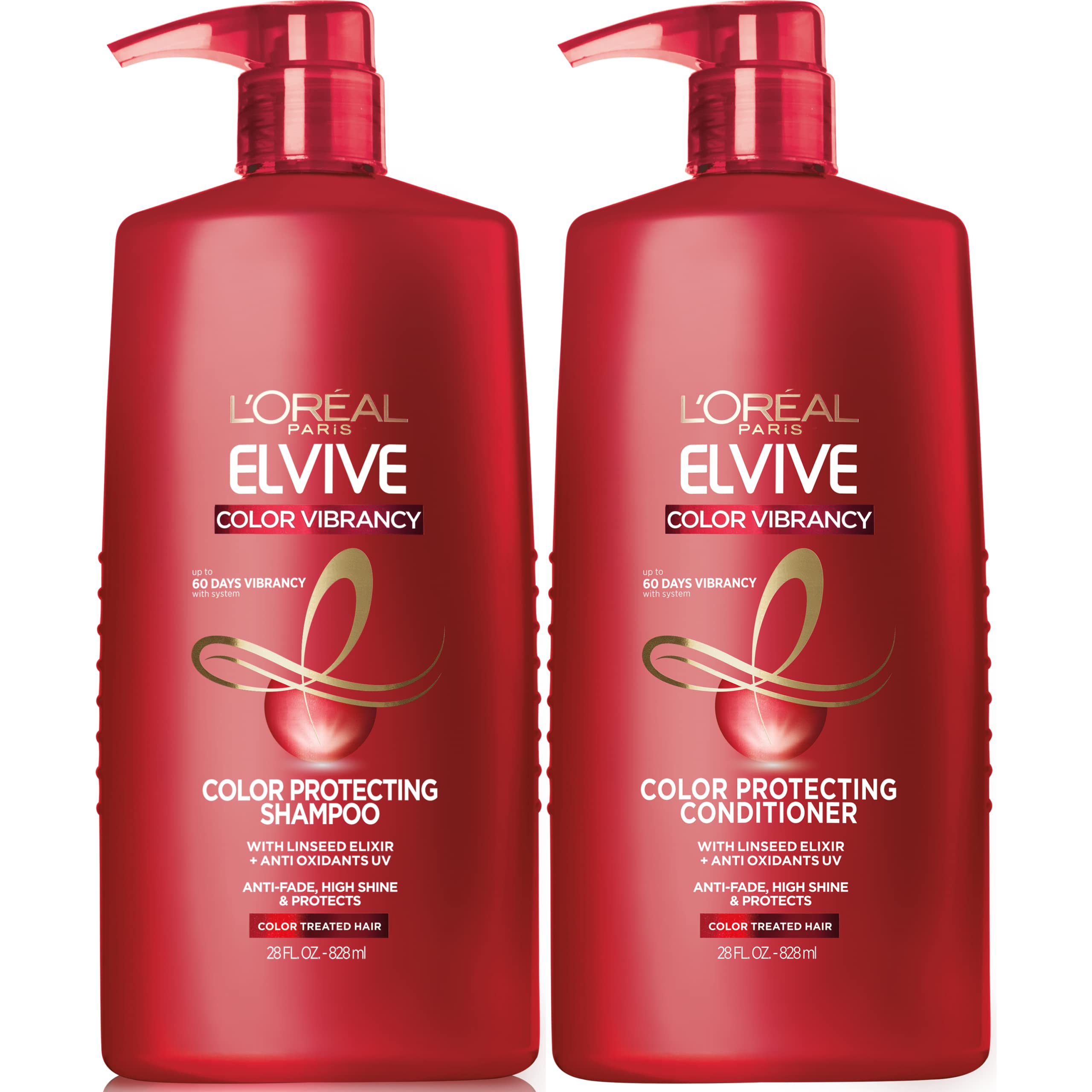 L Oreal Paris Elvive Color Vibrancy Protecting Shampoo Conditioner 