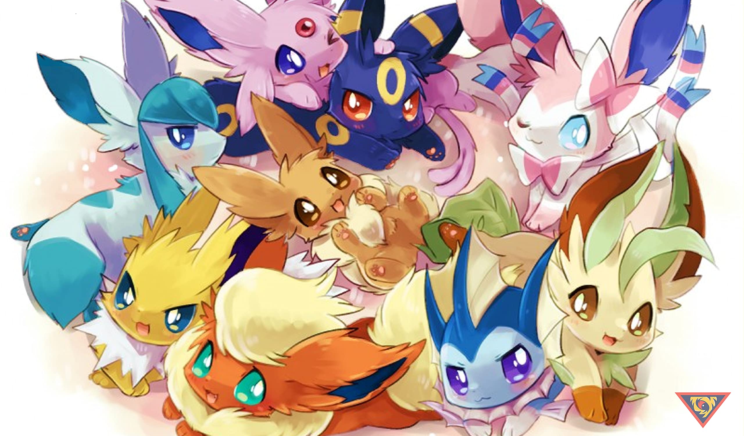 Eeveelutions Board Game Playmat for Trading Cards Games Mouse Pad