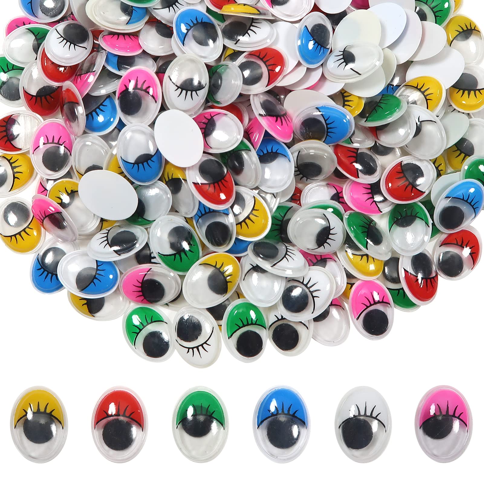 BEADNOVA Wiggle Eyes for Crafts Self Adhesive Googly Eyes for Crafting  Sticky Wiggly Google Eye for DIY Craft Scrapbooking 700pcs  Multicolors,Assorted Sizes price in Doha Qatar