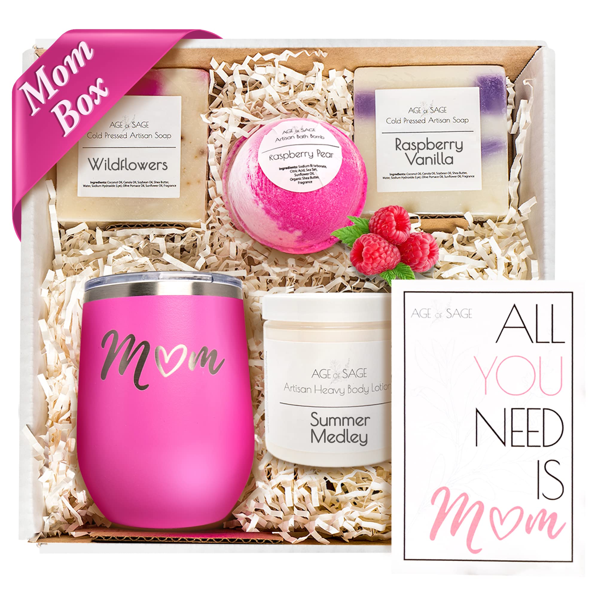Make Mom Feel Special Gift Basket for Women - Artisan Handmade