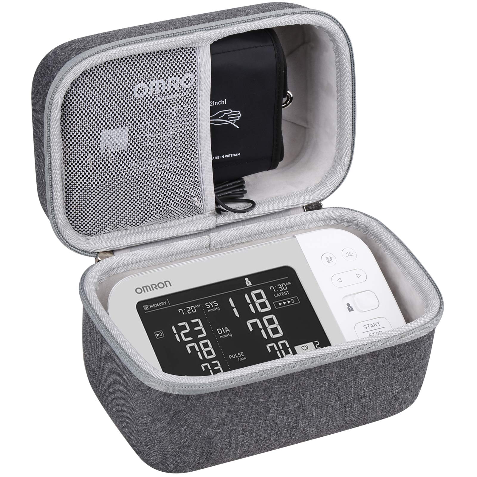  LTGEM Hard Case for OMRON Platinum BP5450 / Gold BP5350 Blood  Pressure Monitor(Inside: 8.5x5.1x4.5), Case Only : Health & Household
