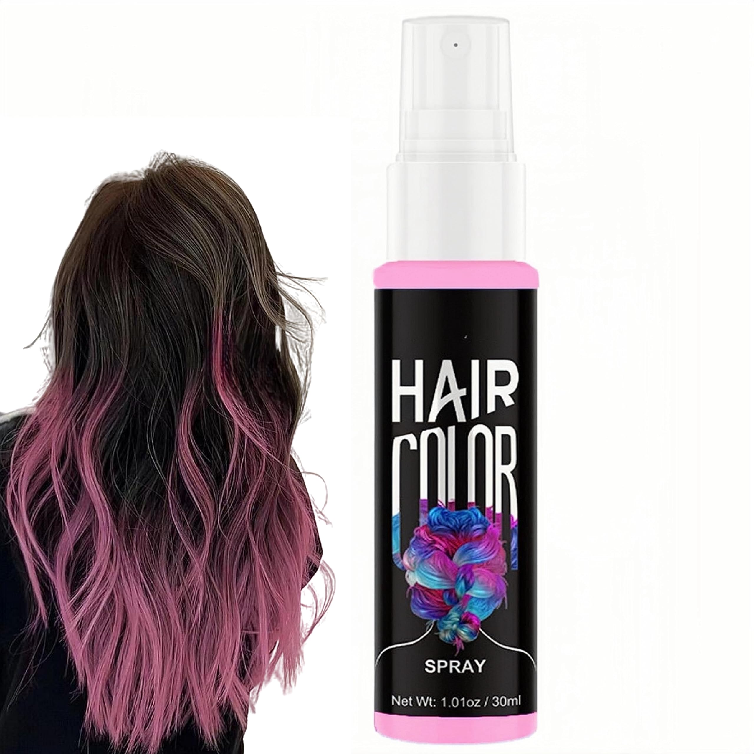 Temporary Hair Dye Hair Colour Spray Pink Hair Spray Wash Out Temporary
