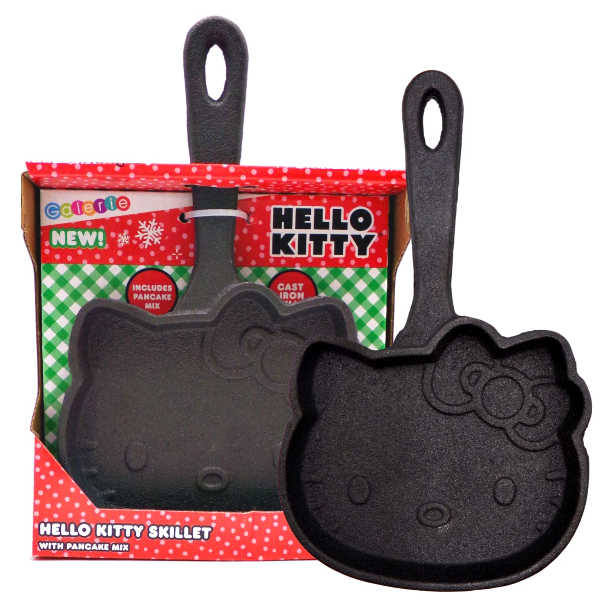 Galerie Hello Kitty Pancake Skillet with Mix, Stocking Stuffers Christmas  Gifts for Kids, Mini Maker Mold, 3.52 Ounces