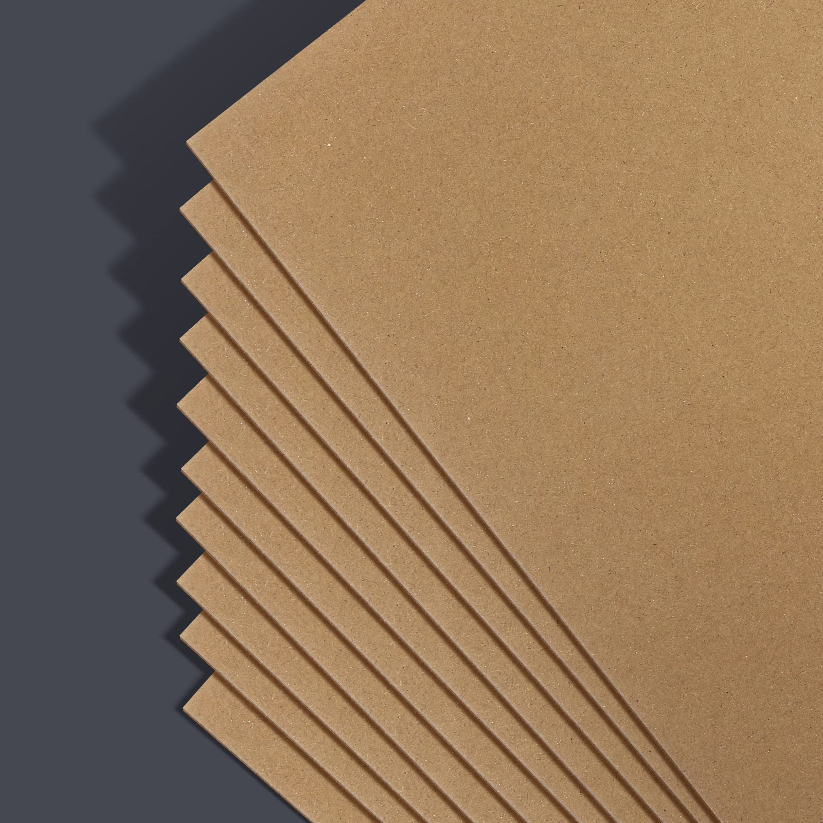 20 Pcs Book Board 10 x 12.5 Inch, 80 PT 0.086, Thick Binders Board  Chipboard Designer Bookboard Kraft Heavy Duty Chipboard Sheets Bookbinding