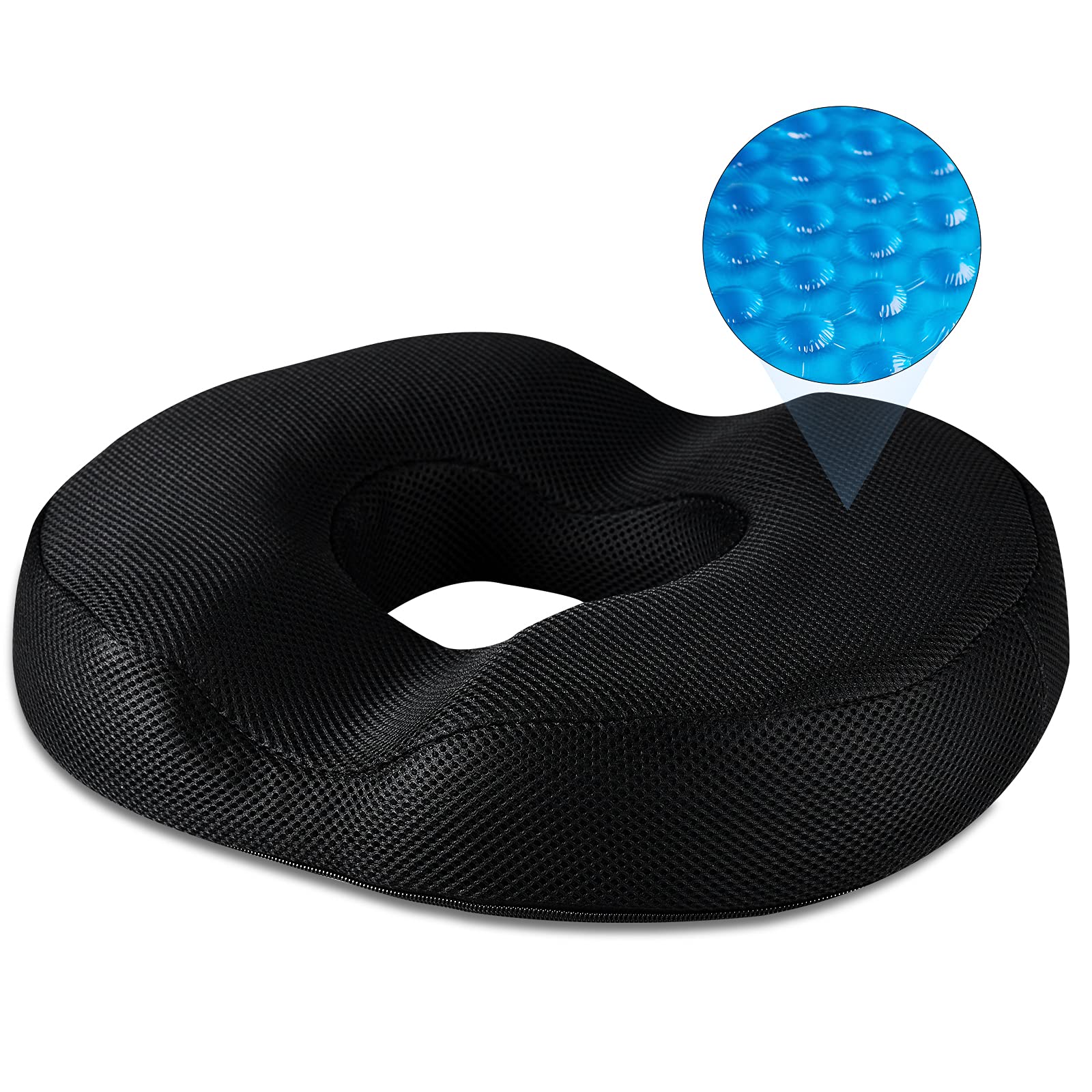 Donut Pillow for Tailbone Pain Cool Gel Hemorrhoid Pillow Donut