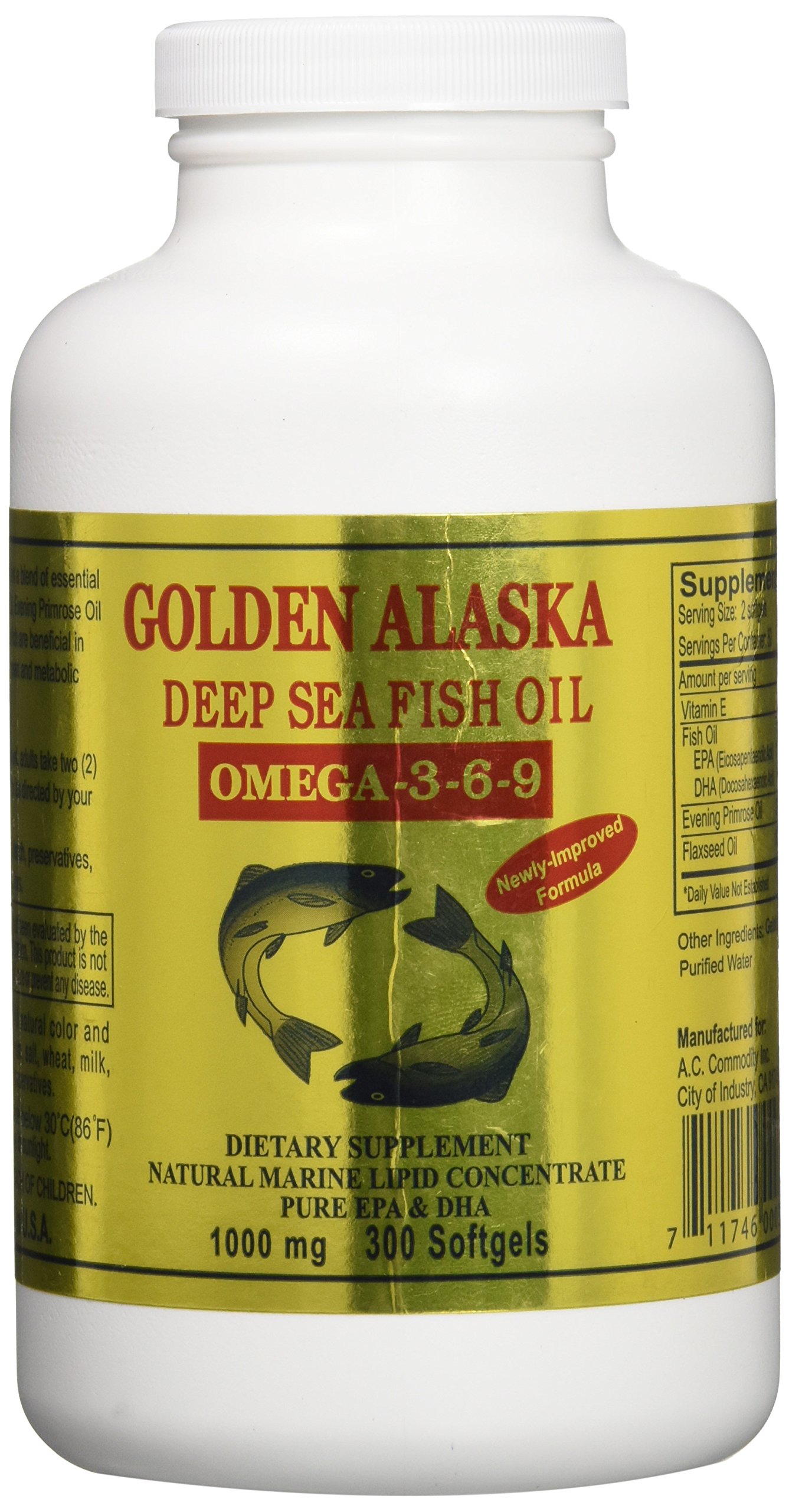 ALASKA OMEGA-3 Deep Sea Fish Oil Capsules
