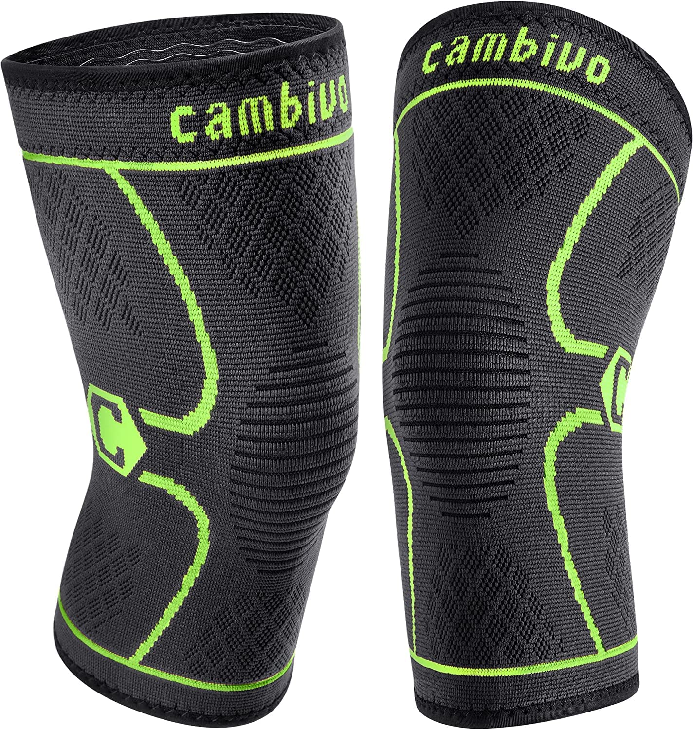 CAMBIVO 2 Pack Knee Brace, Knee Compression Sleeve for Men and Women, Knee  Support for Running, Workout, Gym, Hiking, Sports (Beige,Large) - Yahoo  Shopping