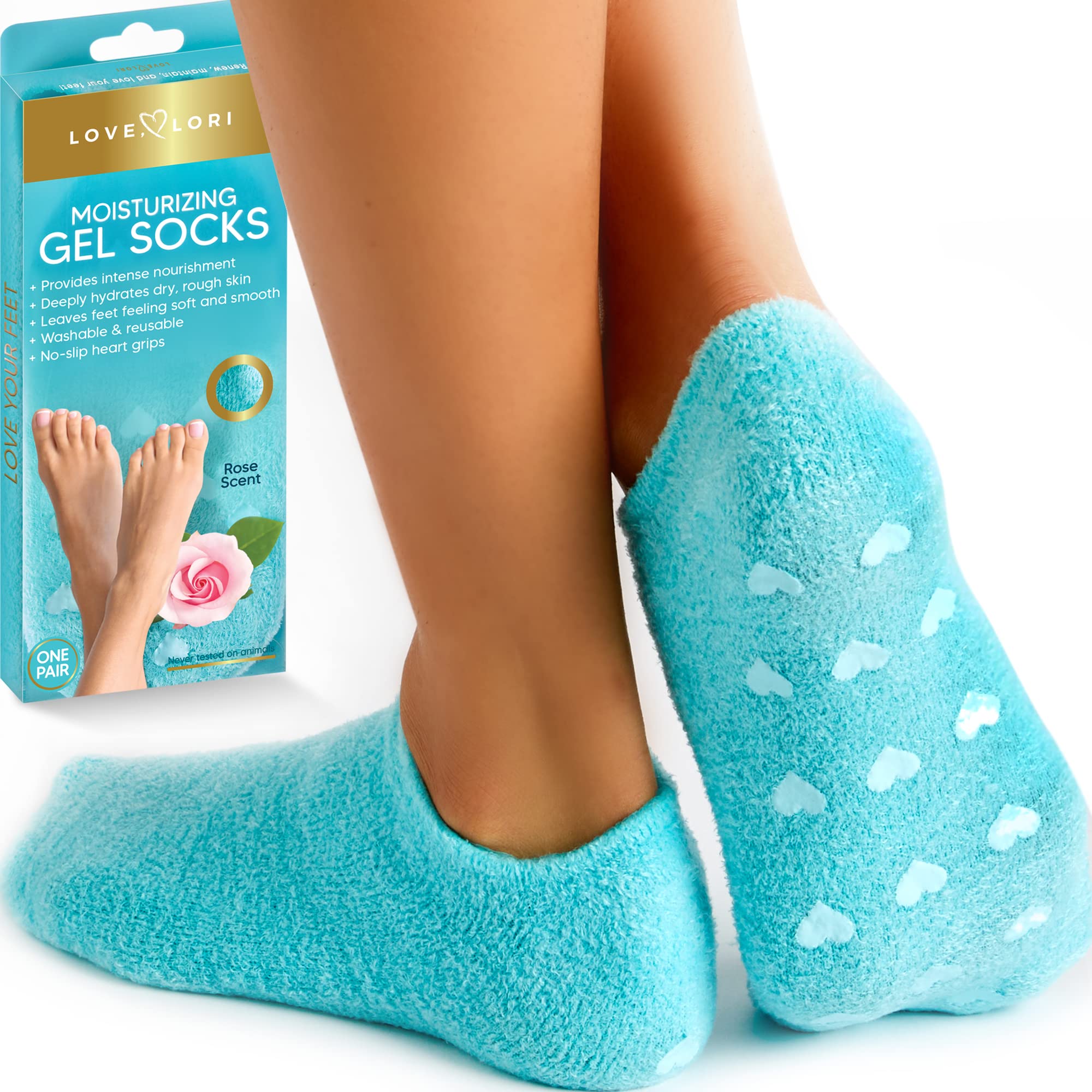 Buy LEEWA PROFESSIONALs Anti Crack Full Length Silicone Foot Protector Moisturizing  Socks for Foot-Care Heel Cracks,Socks for Cracked feet,Heel pad for Heel  Pain,Anti Crack Heel Socks (Full Heel) Online at Best Prices