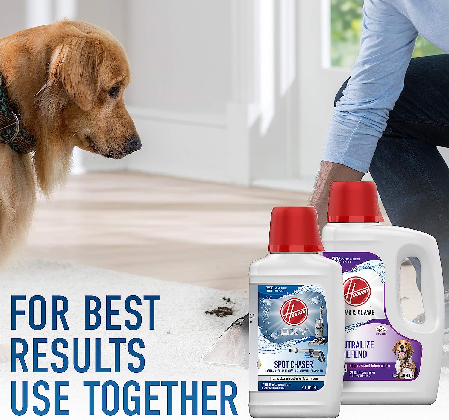 Hoover Oxy Spot Chaser Refill for Smartwash Pet Stain Remover - Thumbnail 5
