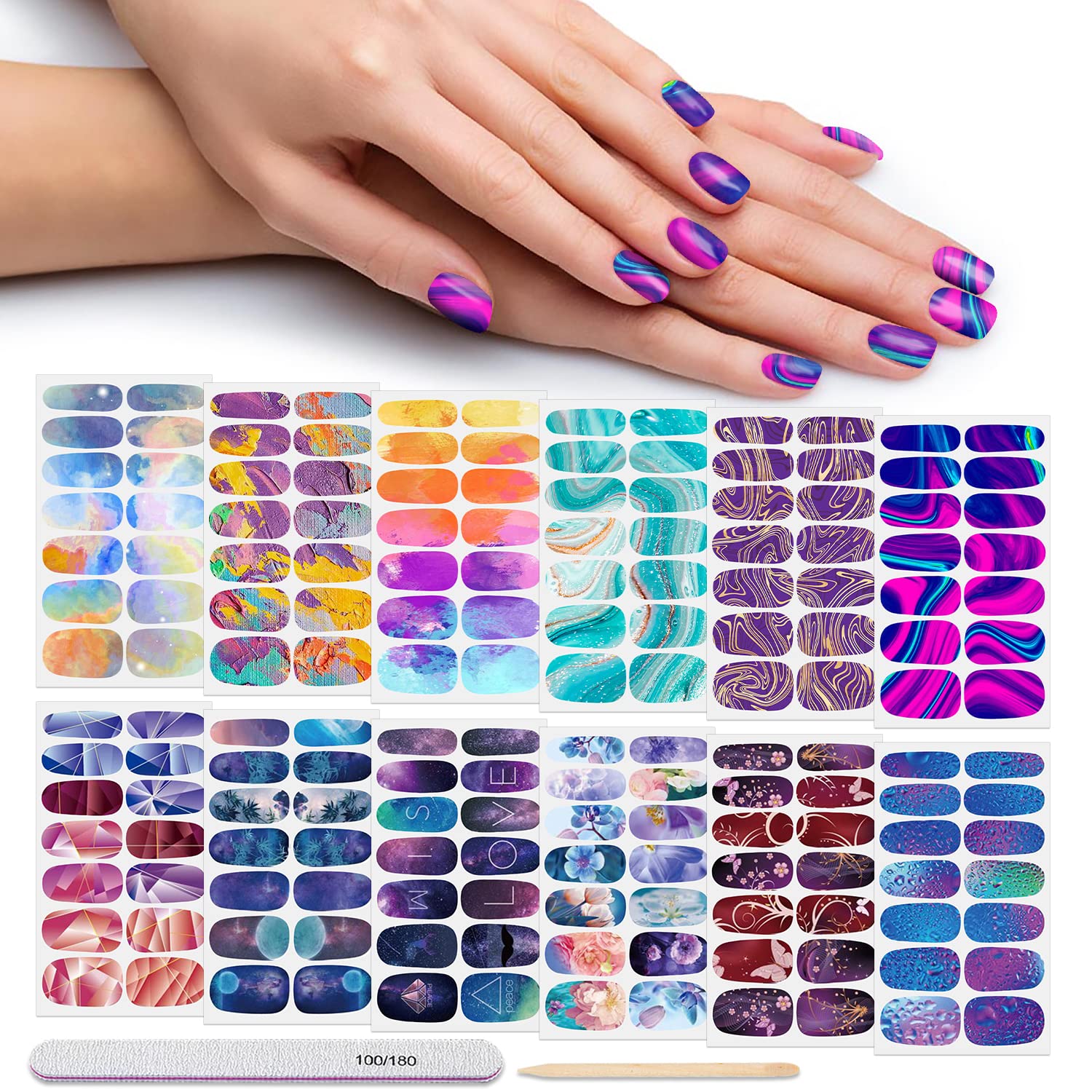 How To Make Nail Stickers Last - justpeachy.co - the official blog of Chia