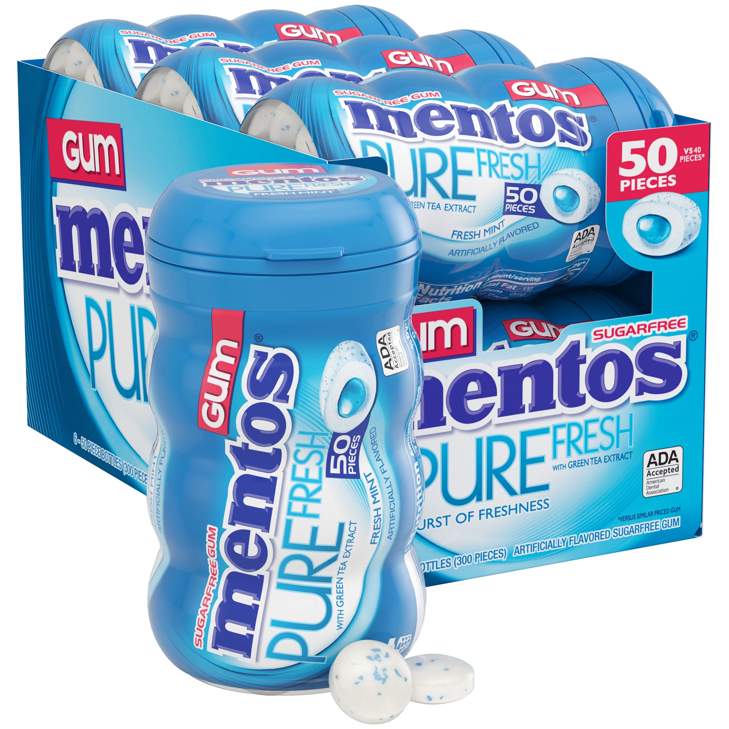 Mentos Gum Pure Fresh Sugarfree Chewing Gum, Bubble India