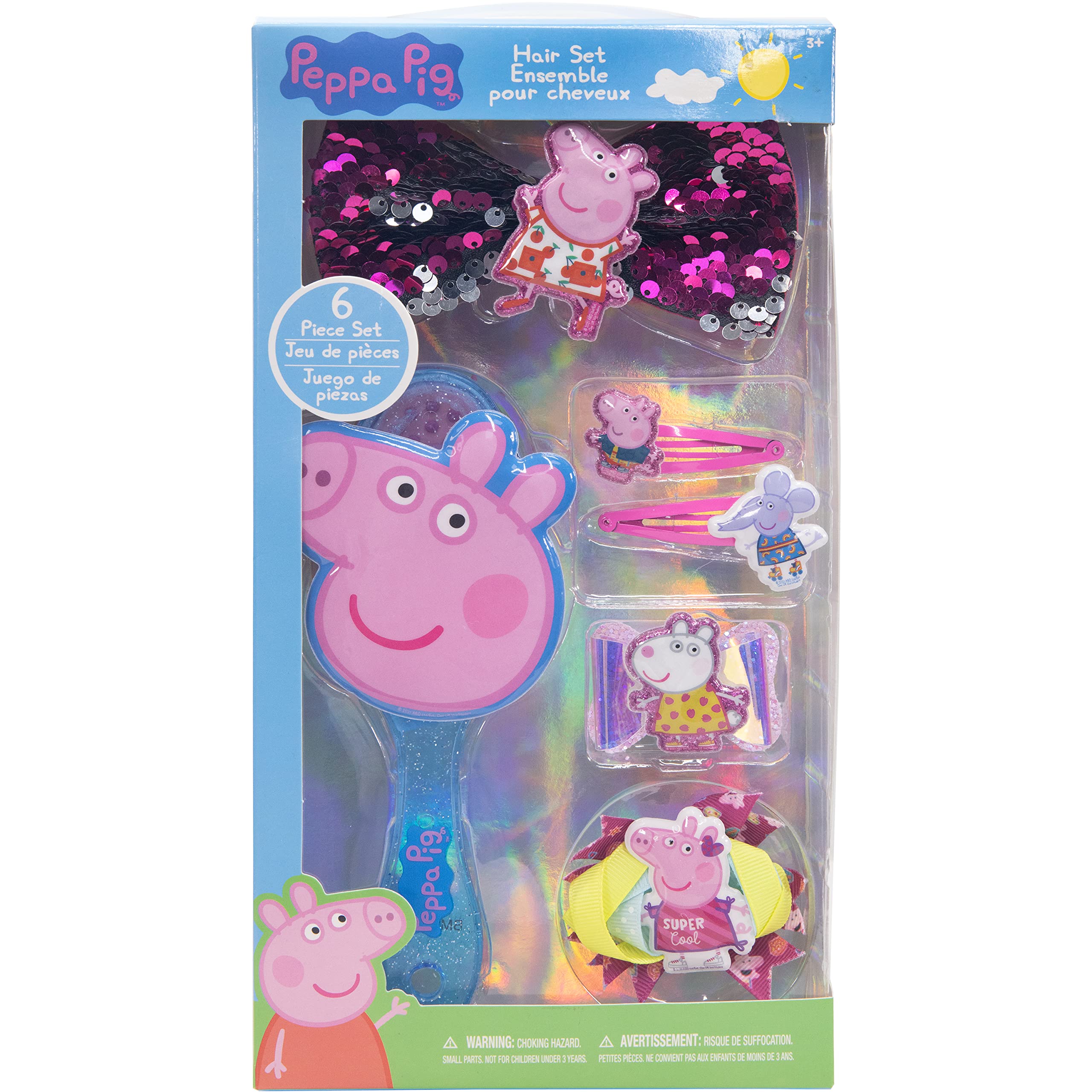 Fangoso Tranquilidad de espíritu crédito Peppa Pig - Townley Girl Hair Accessories Box|Gift Set for Kids Girls|Ages  3+ (6 Pcs) Including Hair Bow, Hair Brush, Snap Clips and More, for  Parties, Sleepovers and Makeovers