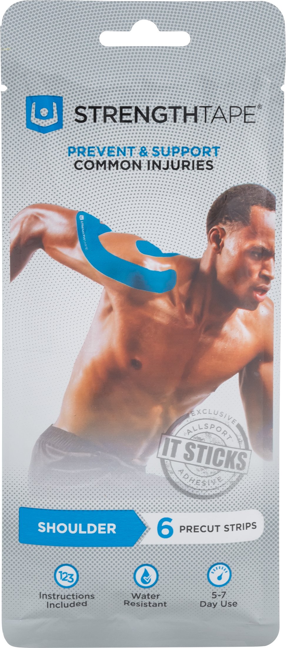 StrengthTape Kinesiology Tape, K Tape Taping Kits, Premium Sports Tape  Provides Support and Stability to The