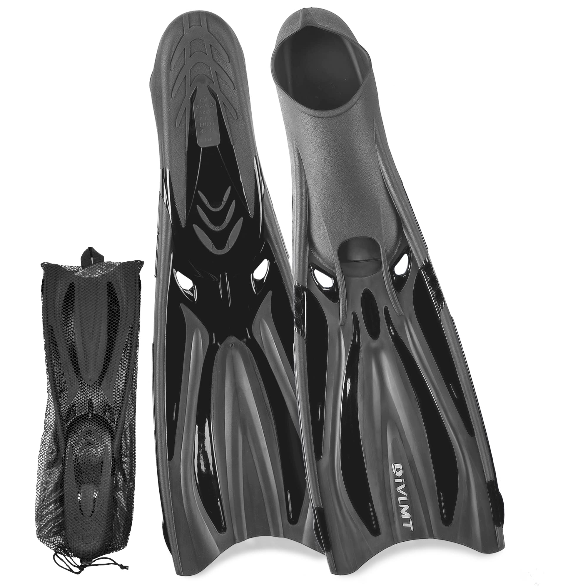 Big Foot Pocket Freediving Fins Boot Spearfishing Adjustable 3 Sizes 36-47  Open Heel Spring Strap TPR PP Long Scuba Diving Fins - China Freediving Fins  and Spearfishing Fins price