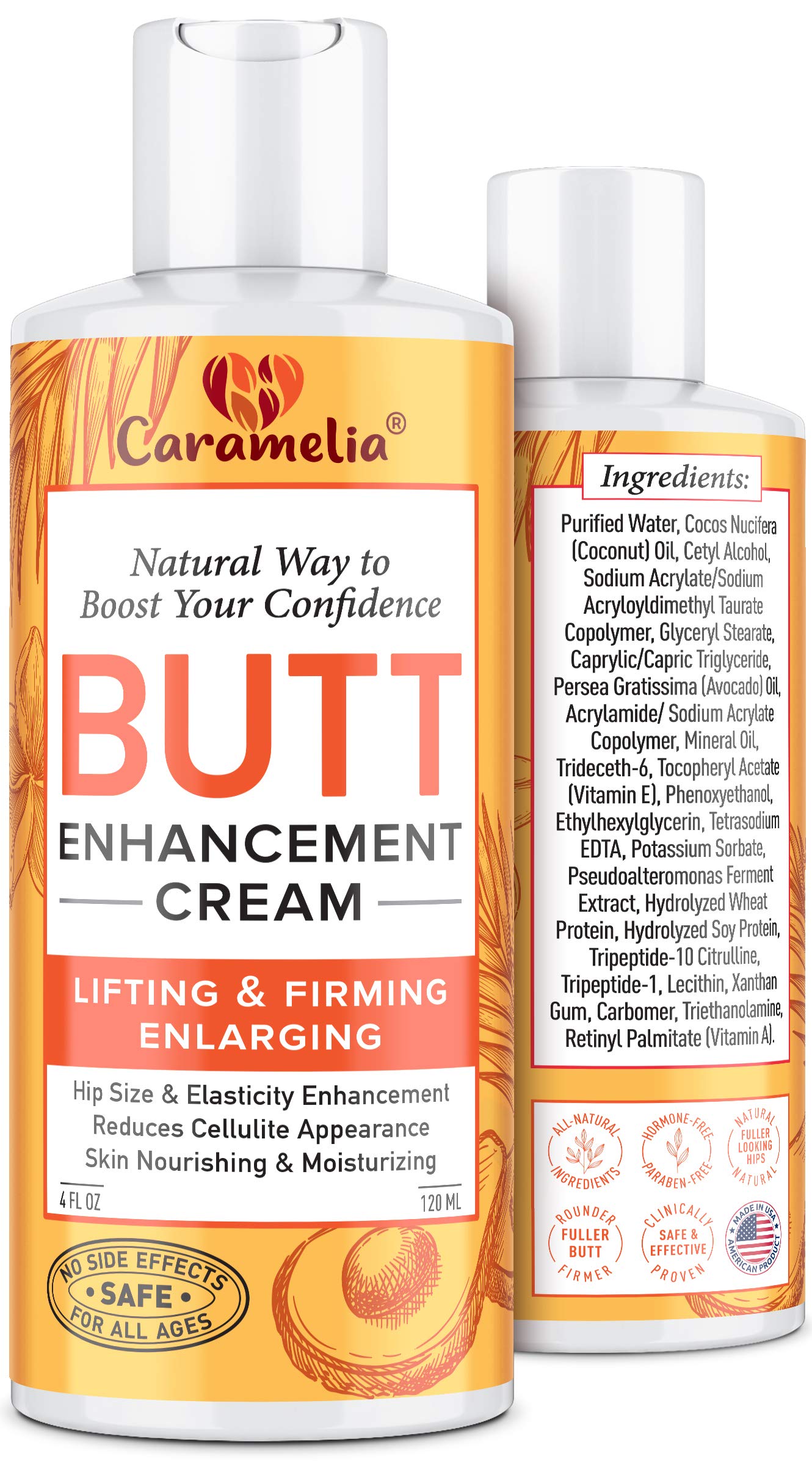 Butt Enhancement Cream for Butt Lift - Made in USA - Gentle & Moisturizing  Butt Cream for Bigger Butt - Boost Confidence with Butt Firming and Lifting  Cream & Get Wider Hips