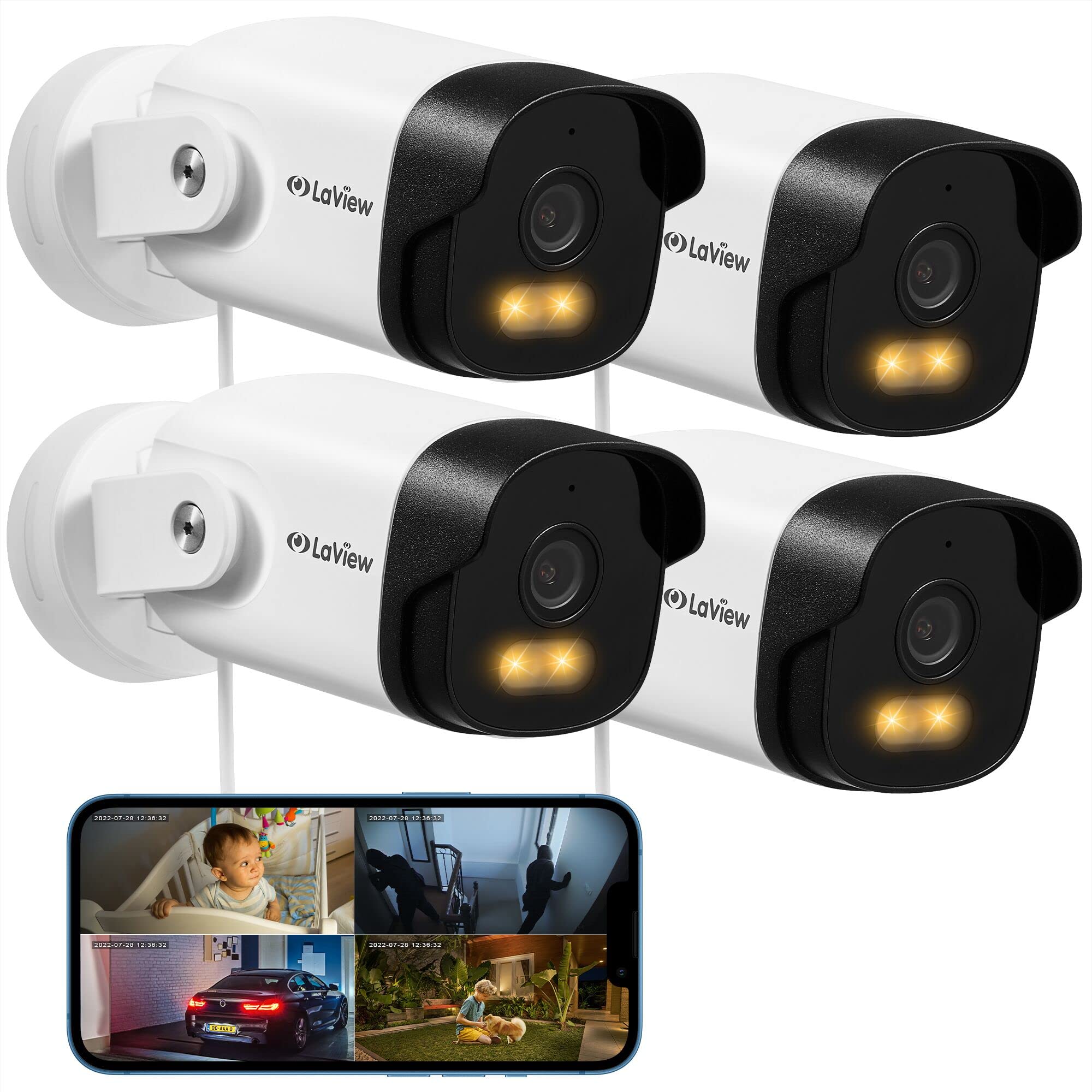 LaView R12 Outdoor Security Camera-Preview & Installation With App 