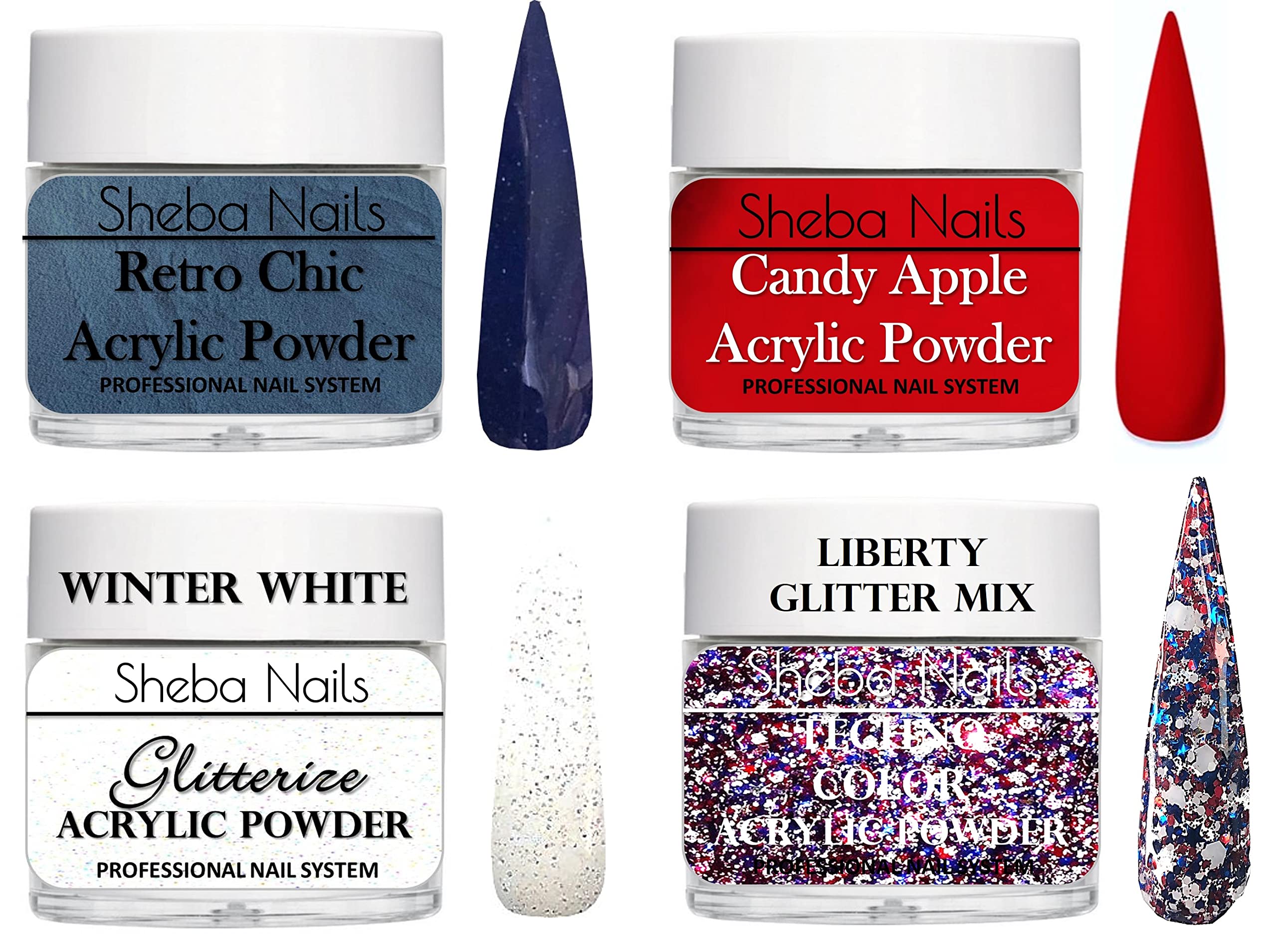 Gelcrylic Powder Glitter Mix