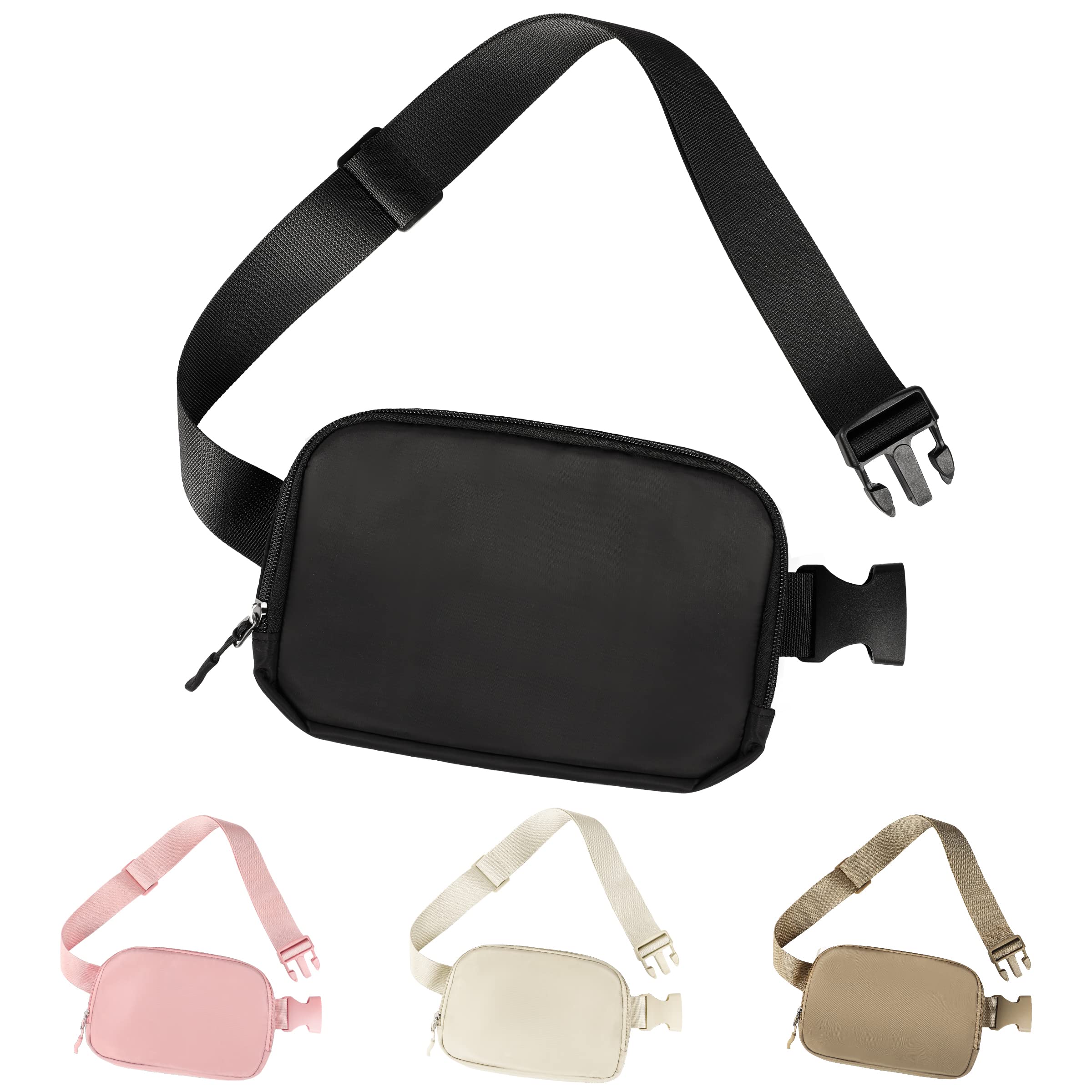 Fanny Packs for Women Fashionable Crossbody Bags Belt Bag Multi Color  Waterproof Waist Bag Sports Sling Bag for Men with Headphone Jack Grey