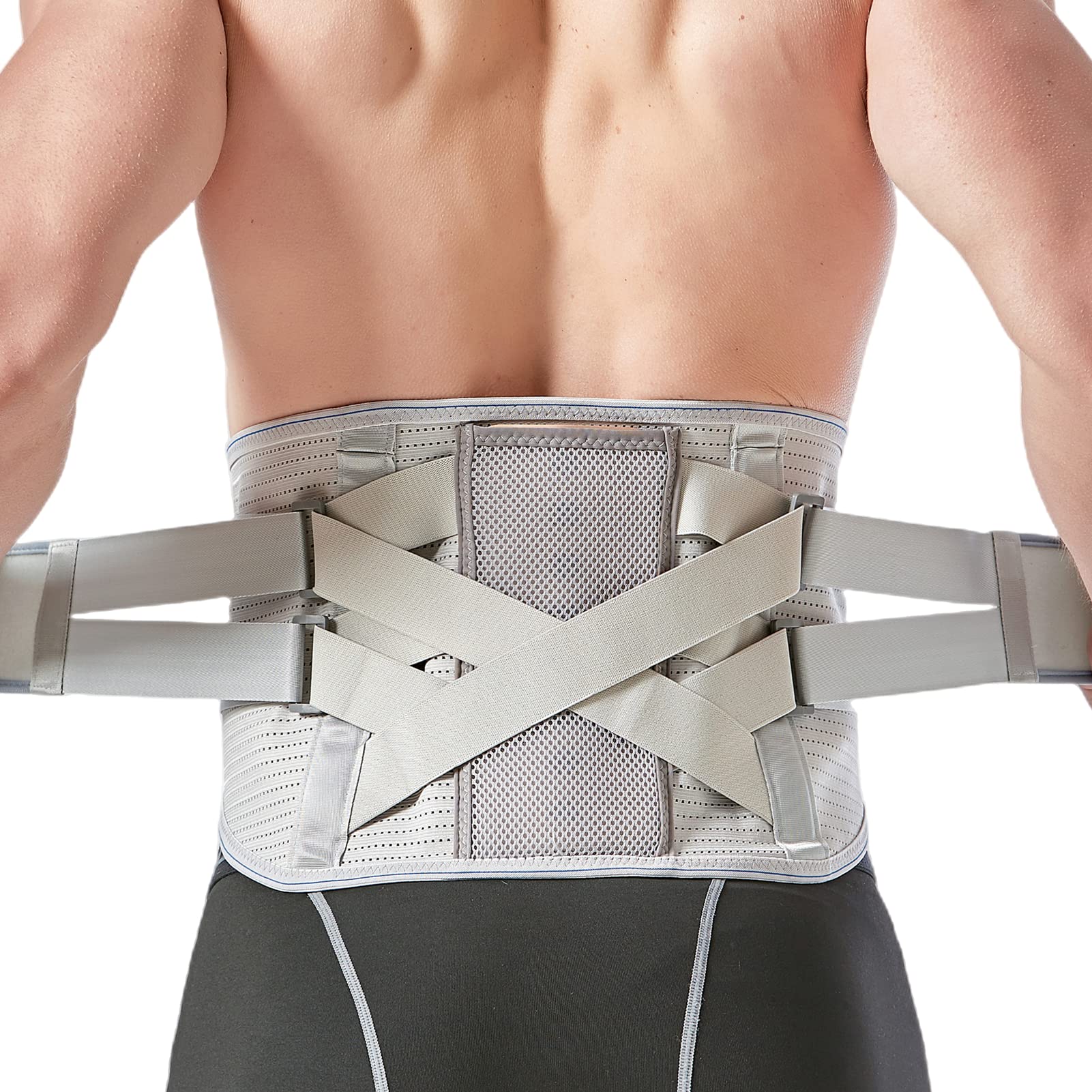 Funcy Back Brace for Men & Women Lower Back Pain Relief Breathable Back  Support Belt for