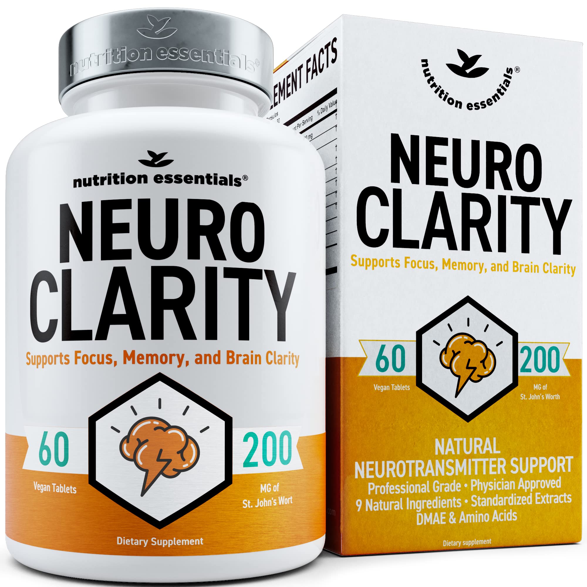 Nutrition Essentials Nootropic Brain Function Booster Supplement - 60 capsules Nutrition Essentials Nootropic Brain Function Booster Supplement - 60 capsules