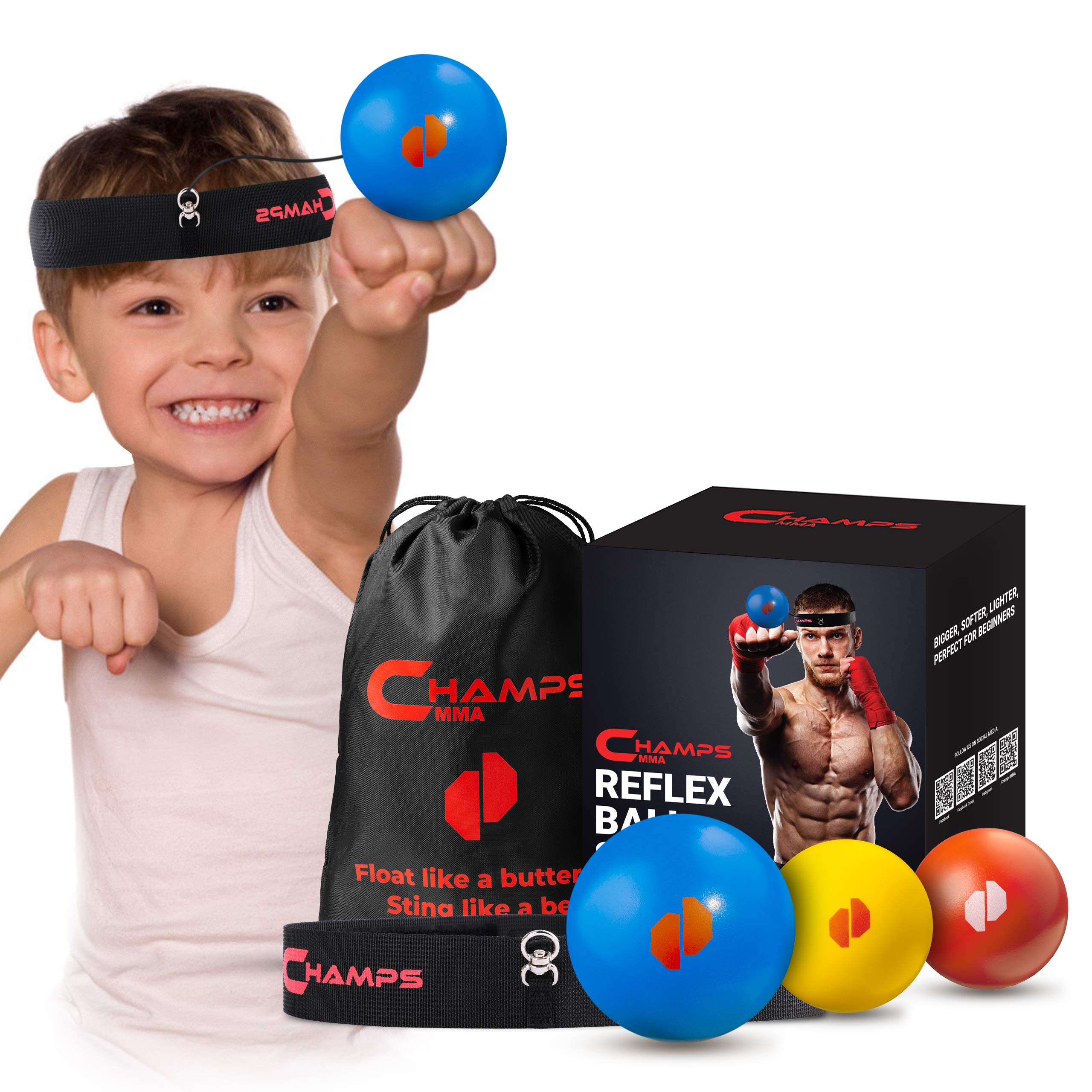 Boxing Reflex Ball Great for Reaction Speed and Hand Eye Coordination  Training Boxing Equipment Fight Speed, Boxing Gear, Punching Ball Reflex  Bag