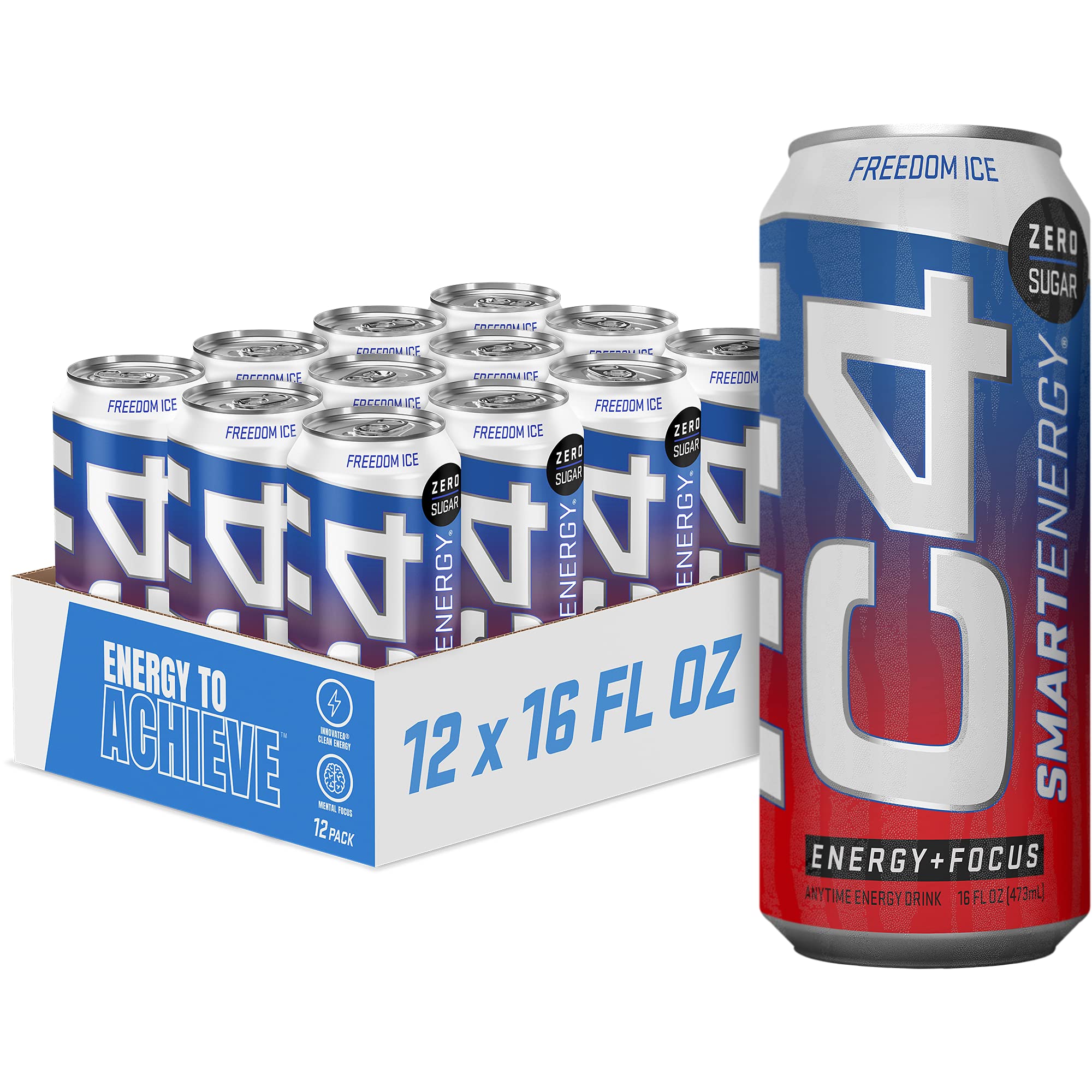 C4 Smart Energy Drink - Sugar Free Performance Fuel & Nootropic