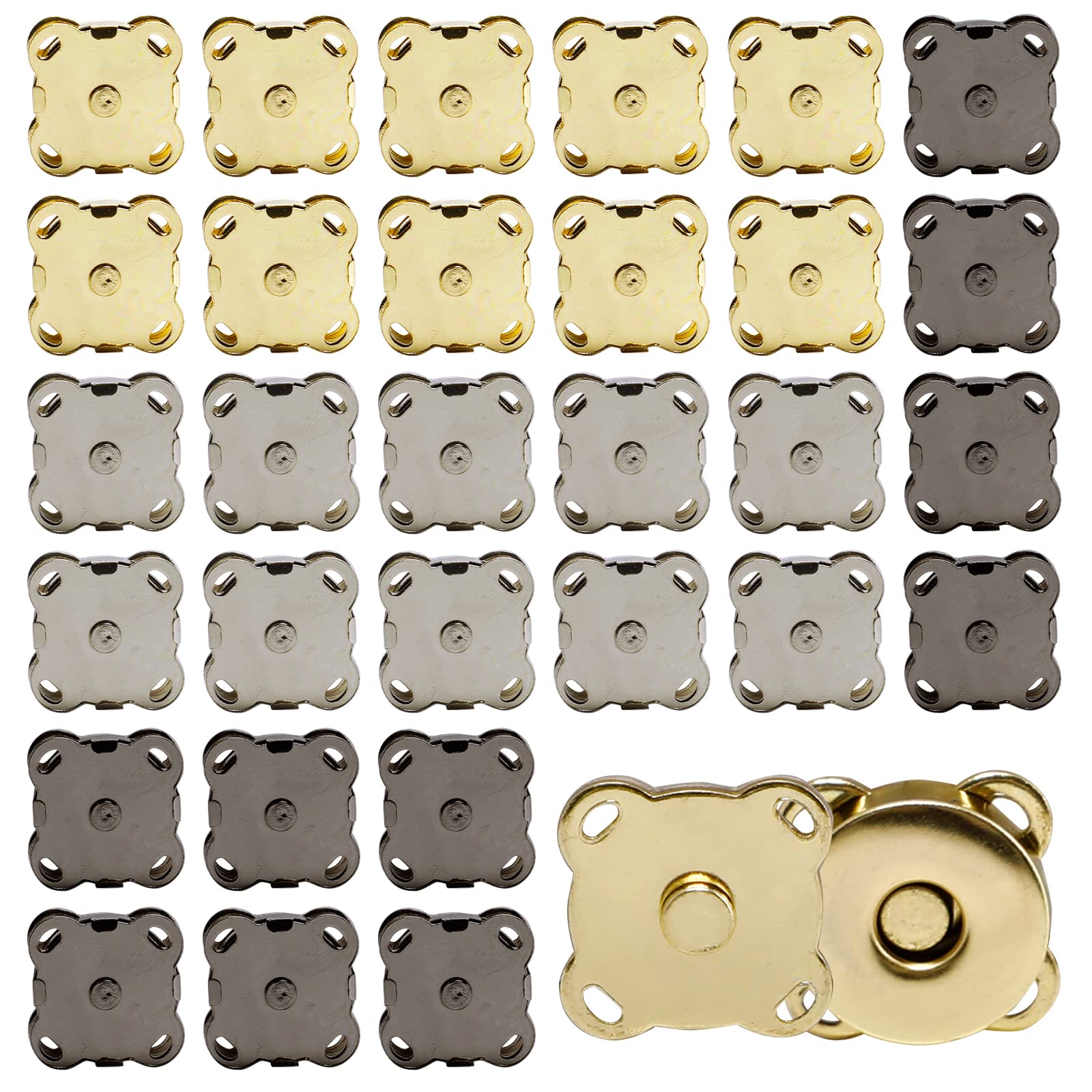 Of Convenient Snap Buttons Magnetic Snaps Magnetic Buttons Magnetic  Closures For Purses For Clothes DIY Clothing Crafts - AliExpress