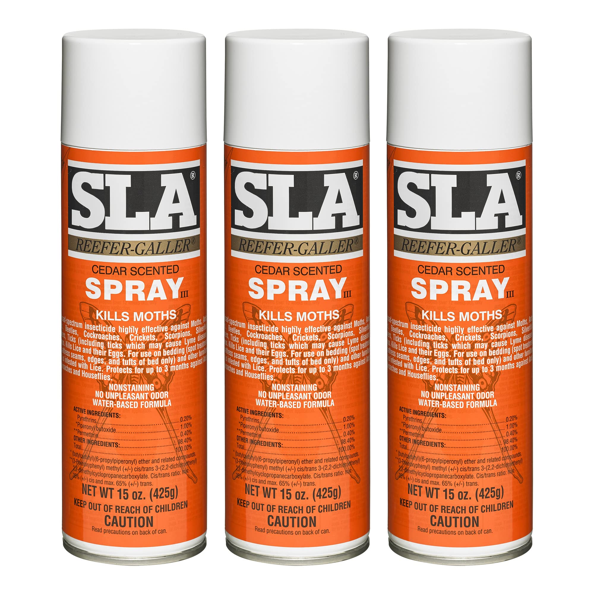 Reefer-Galler SLA Cedar Scented Moth Repellent Spray Kills Moths