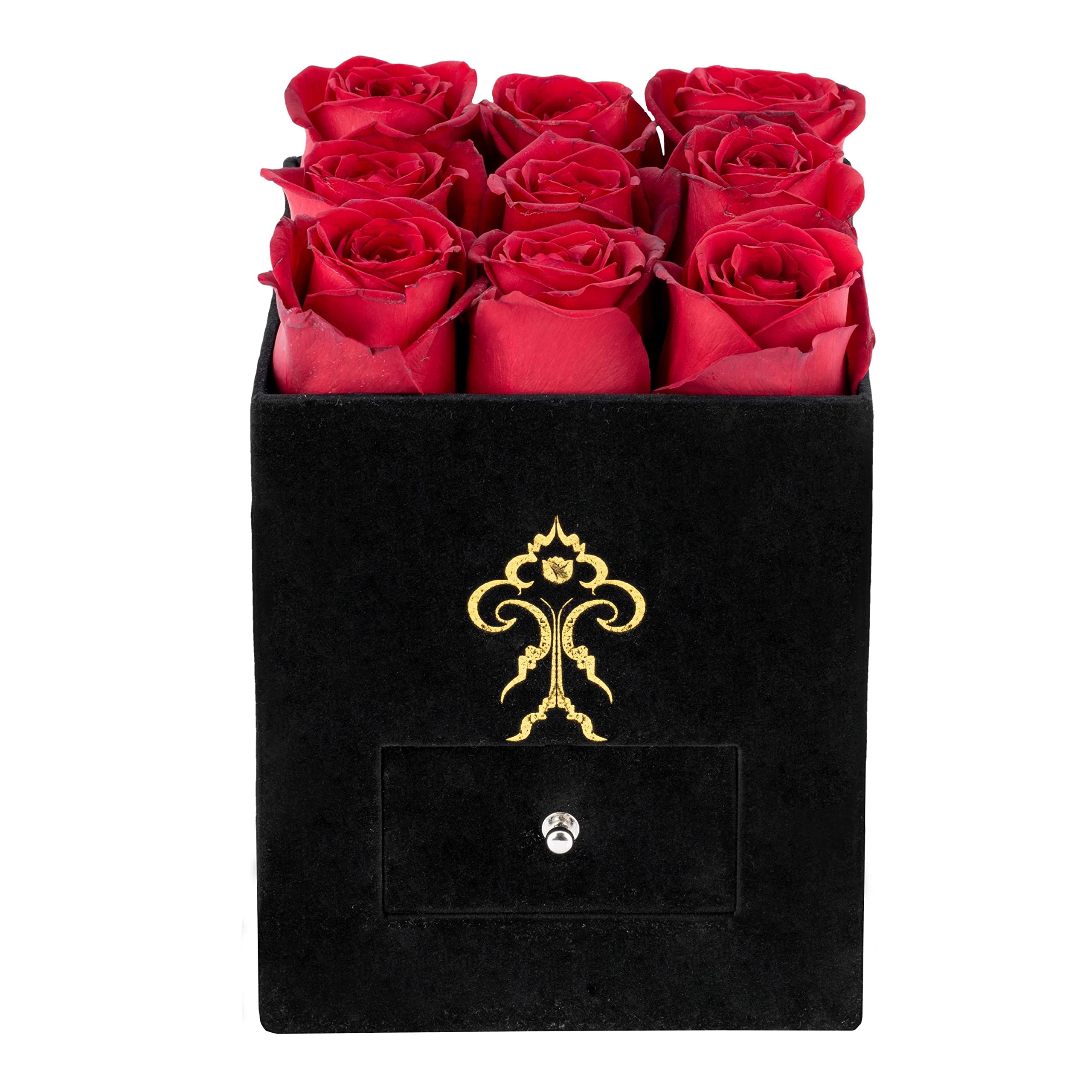 Premium Black Rose, Memorable Gift for Wife, Preserved Black Rose