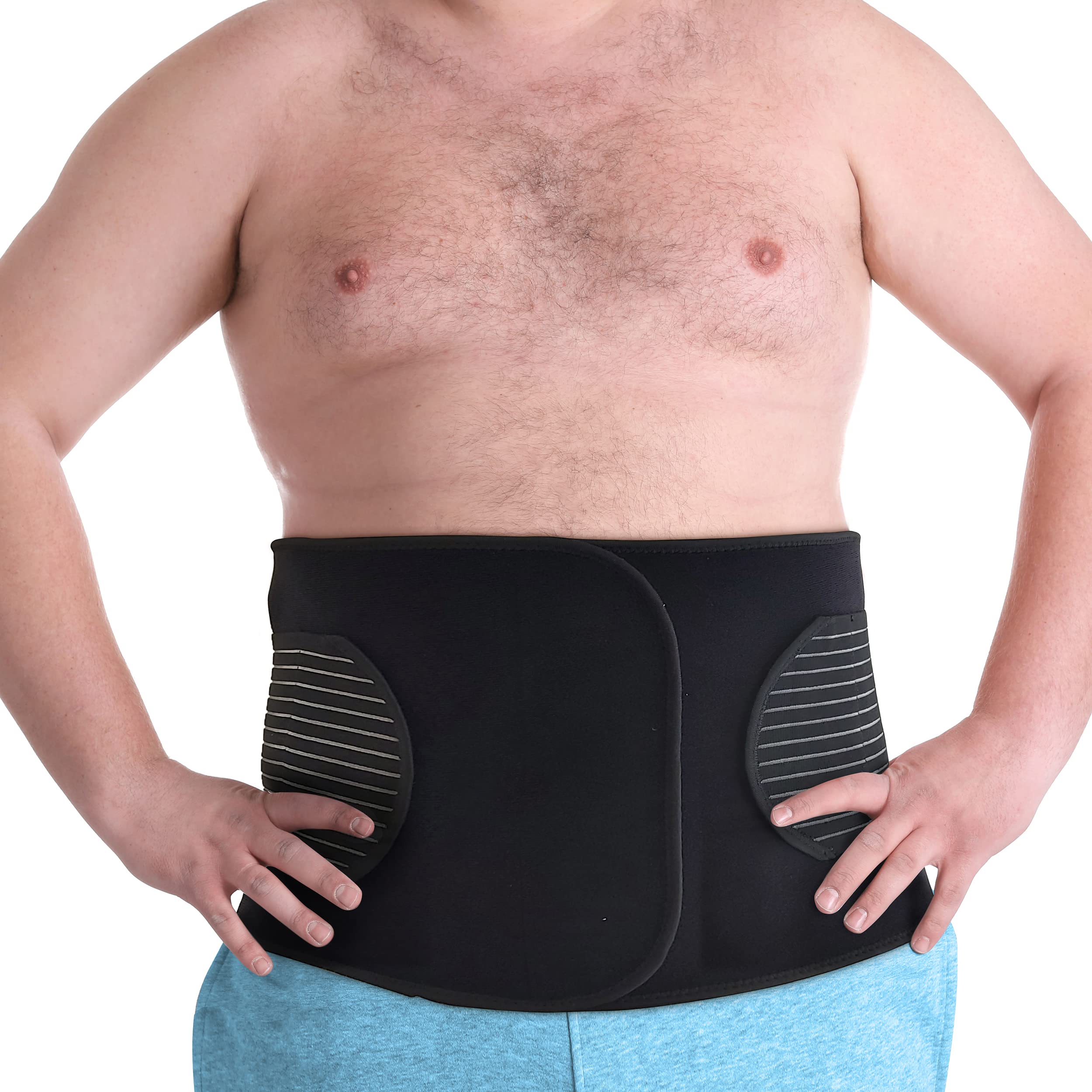 Hernia Belt for Men or Women - Plus Size Abdominal Binder Post Surgery  Tummy Tuck Support Belts