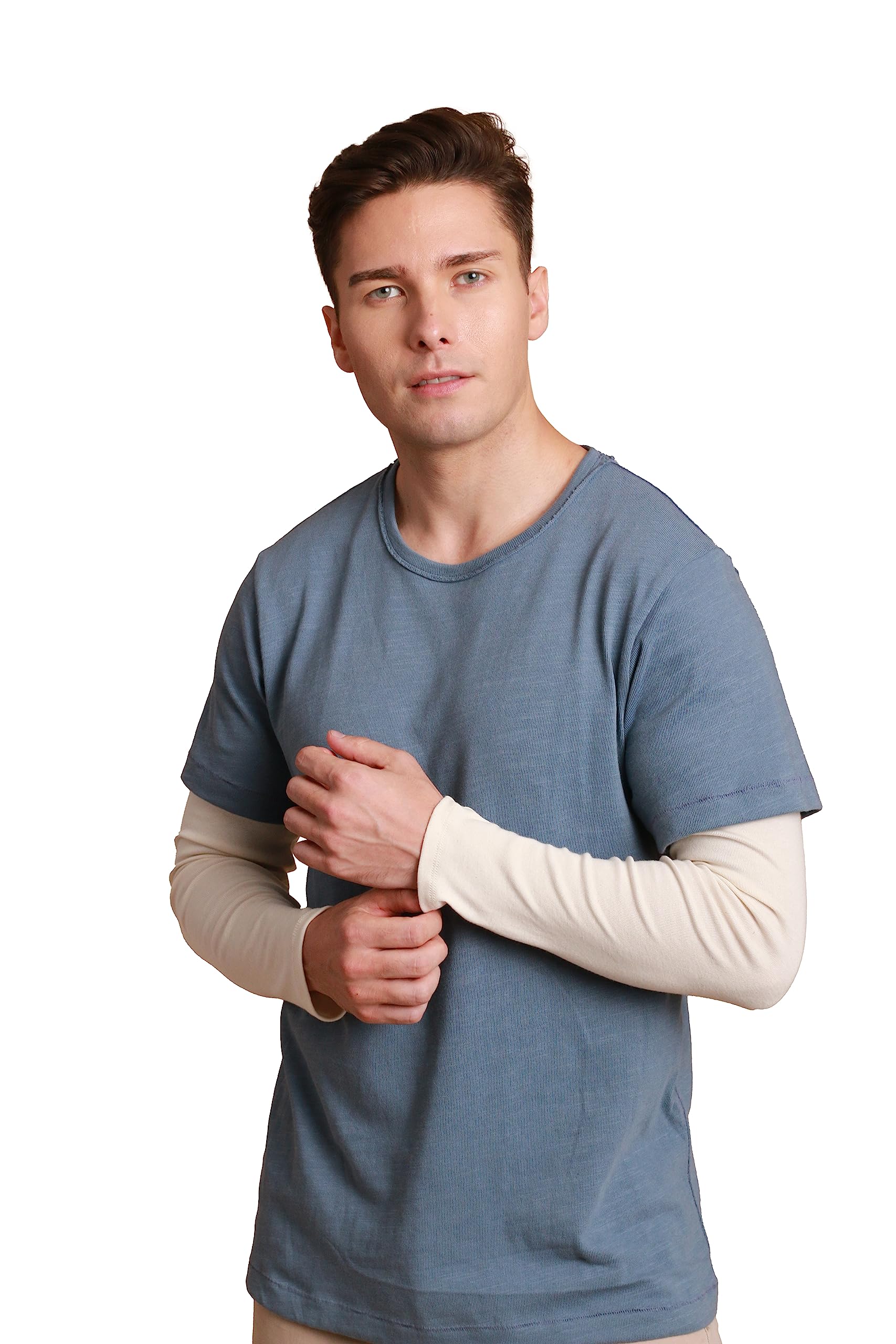 Cottonique Allergy-Free Organic Cotton Therapeutic Arm Sleeve for Eczema  Psoriasis and Contact Dermatitis X-Large Natural