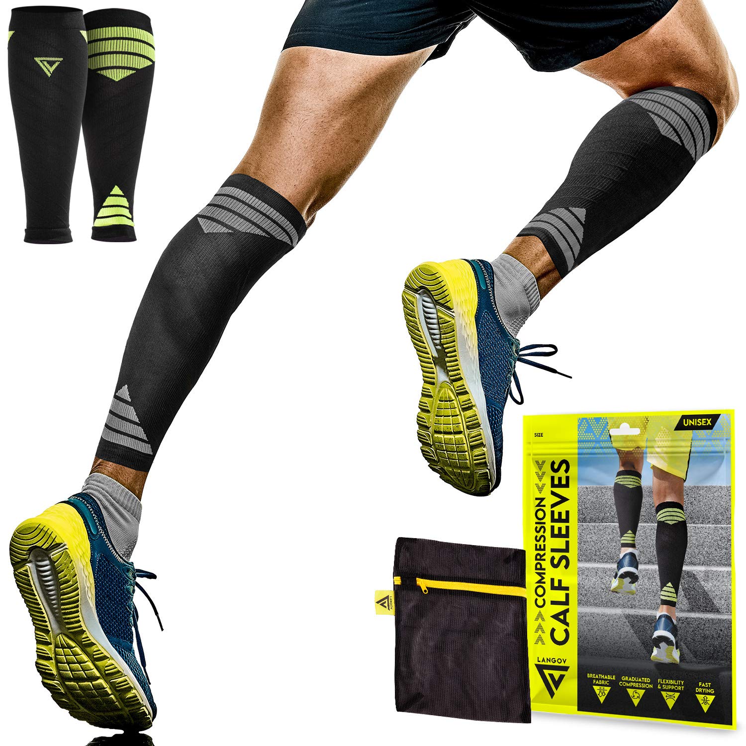 Calf Sleeves, 20-30 mmHg