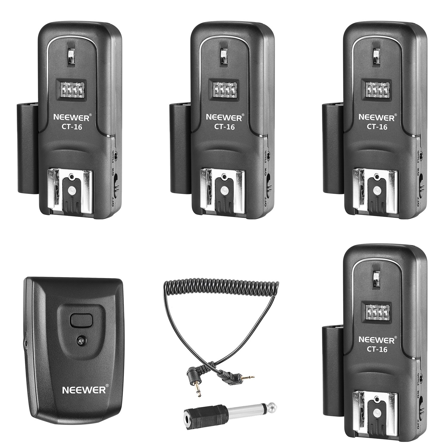 Godox CT-16 Wireless Flash Trigger Set – 16 Channel Transmitter & Receiver For Cameras