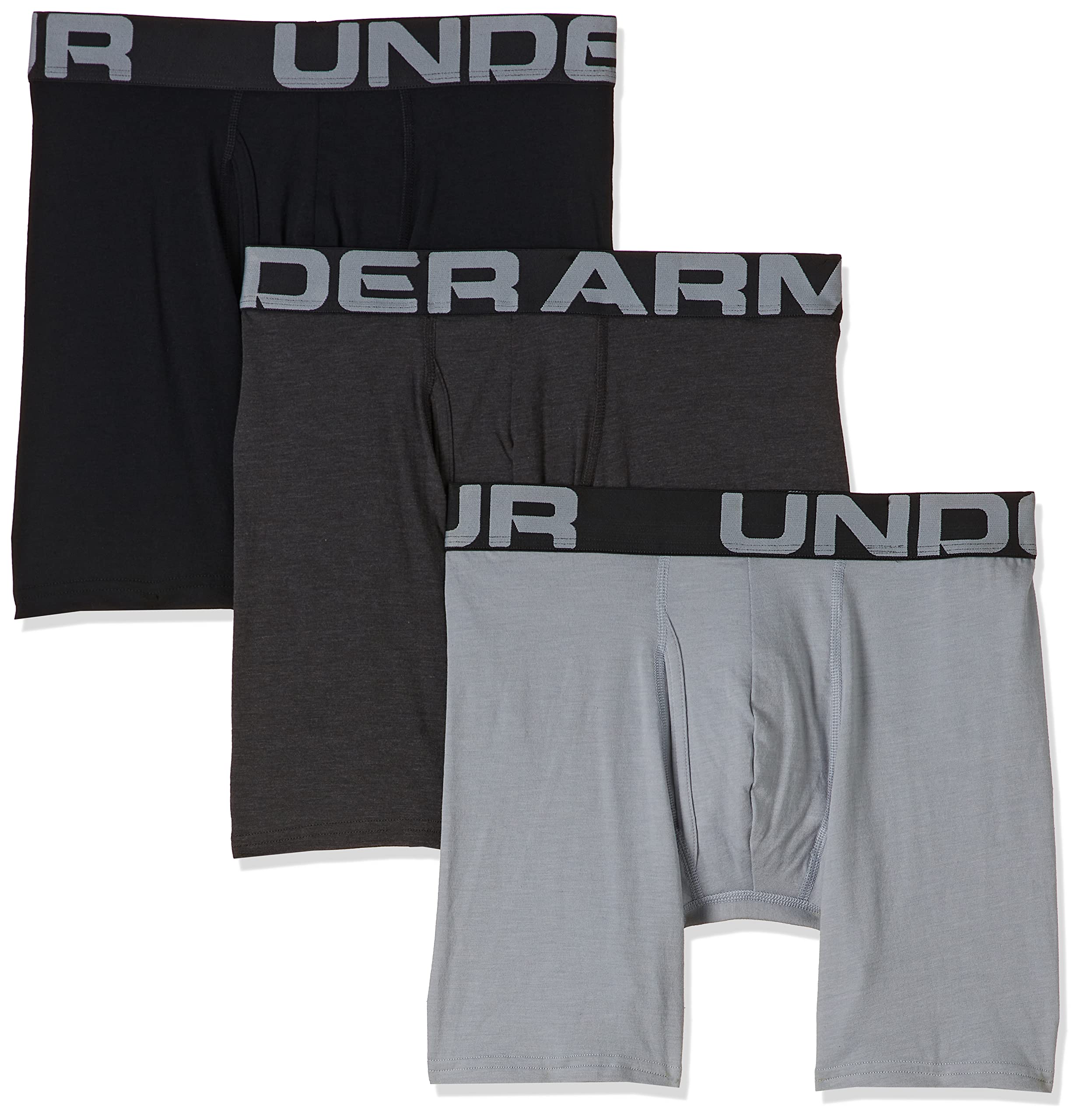 Men's UA Charged Cotton 6'' Boxerjock 3 Pack