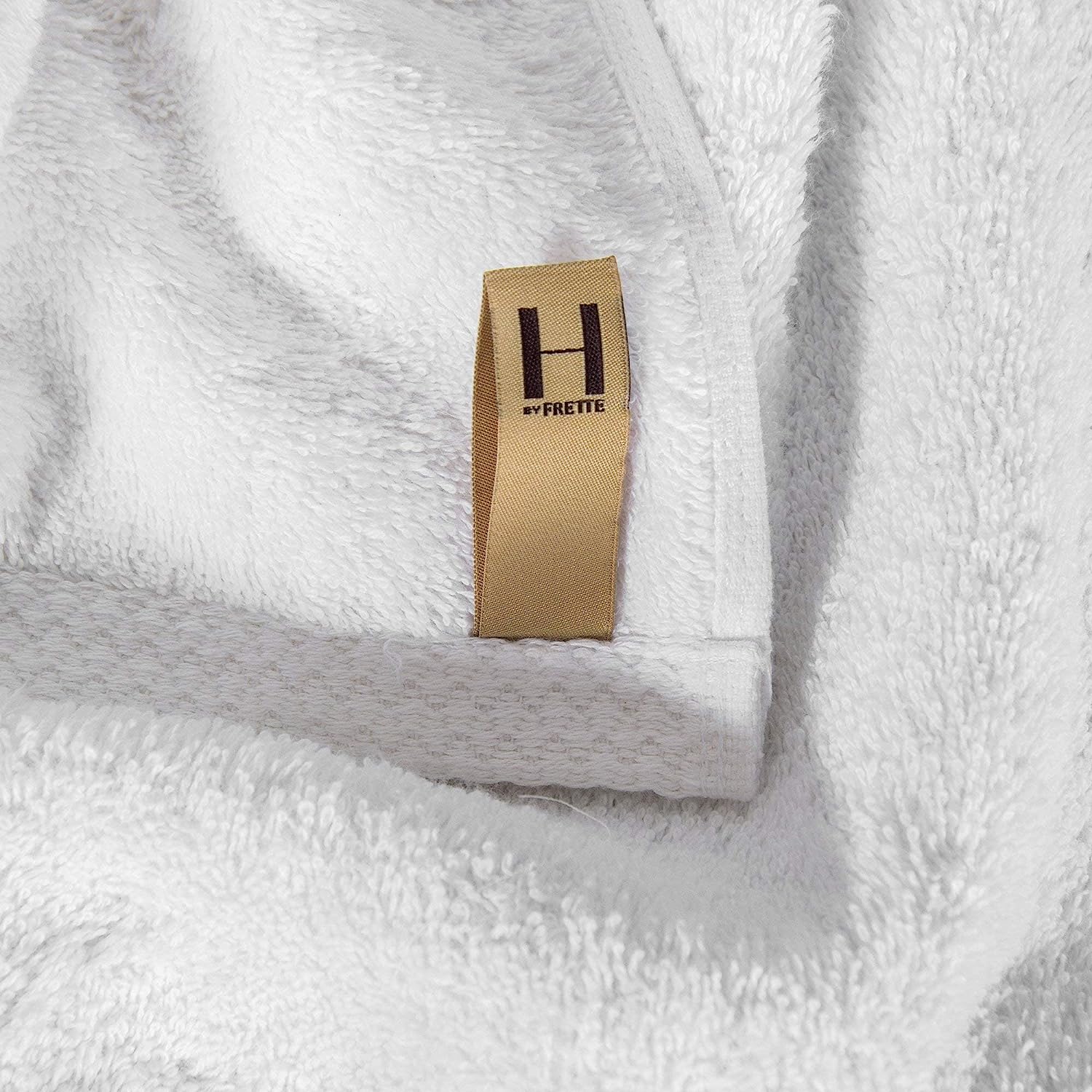 H by Frette Simple Border Bath Sheet Set of 2 - Thumbnail 5