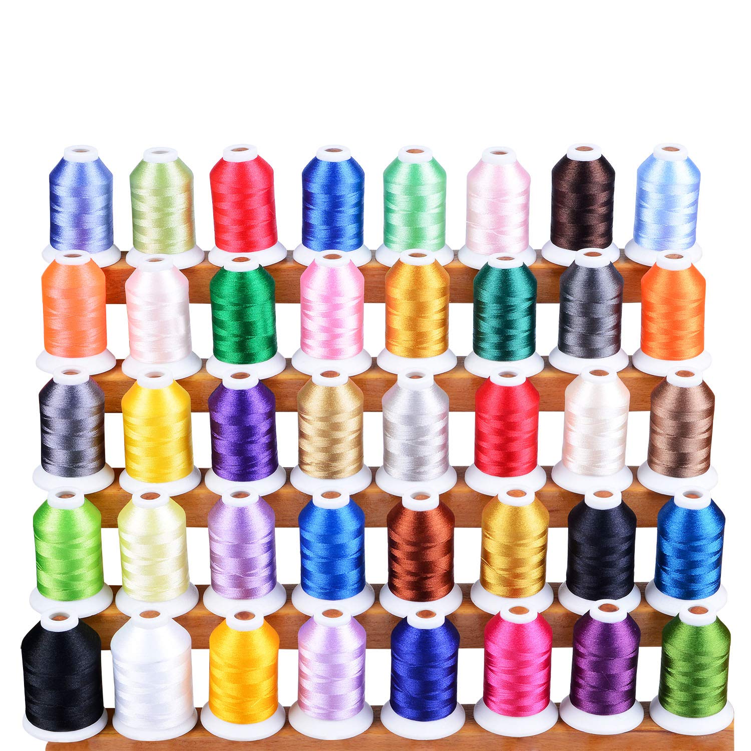 Variegated Embroidery Thread Kit - 40 colors