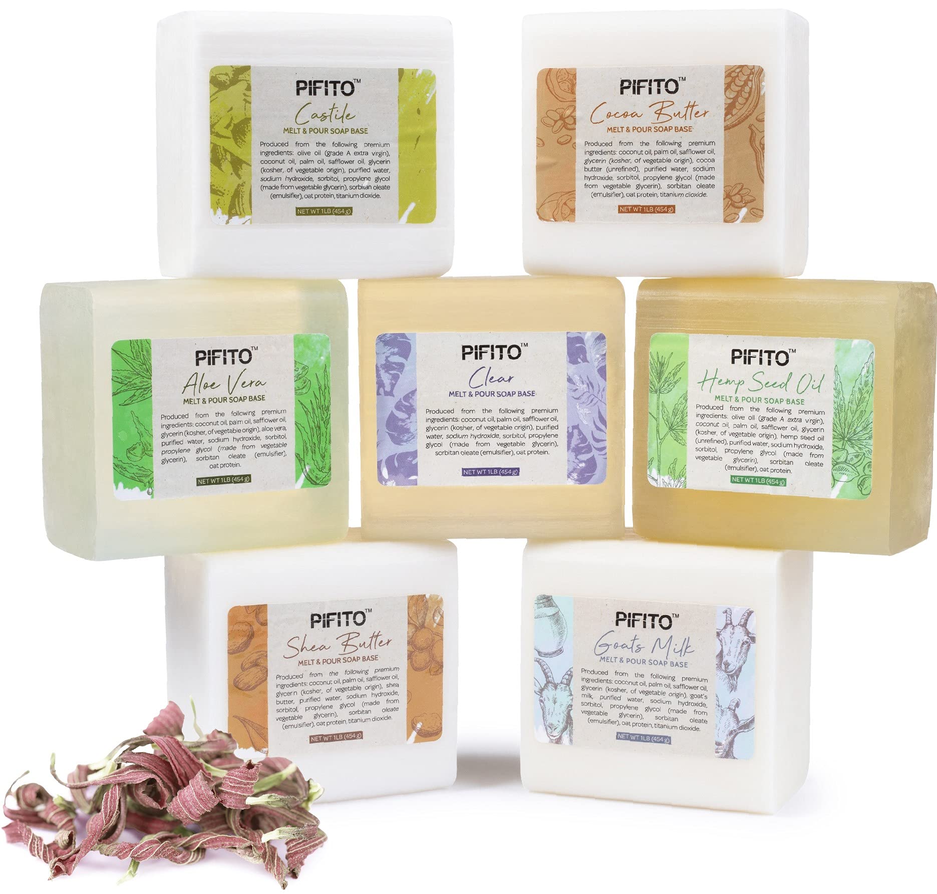 Hemp Melt & Pour Soap Base - 1 Pound