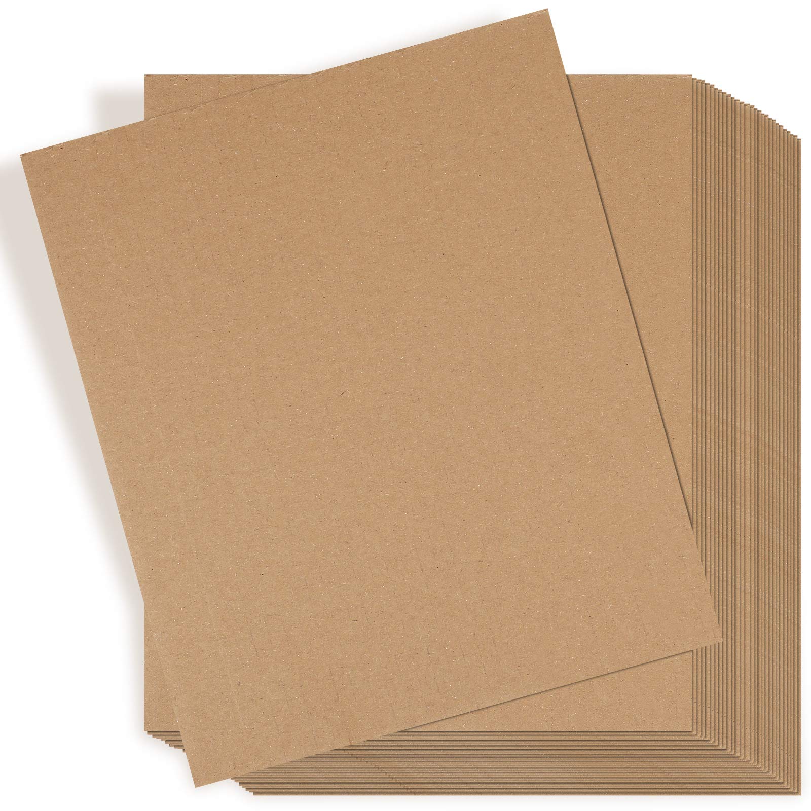 50 Pack Brown Corrugated Cardboard Sheets Flat Cardboard Sheets Cardboard  Inserts Flat Cardboard Squares Separators for
