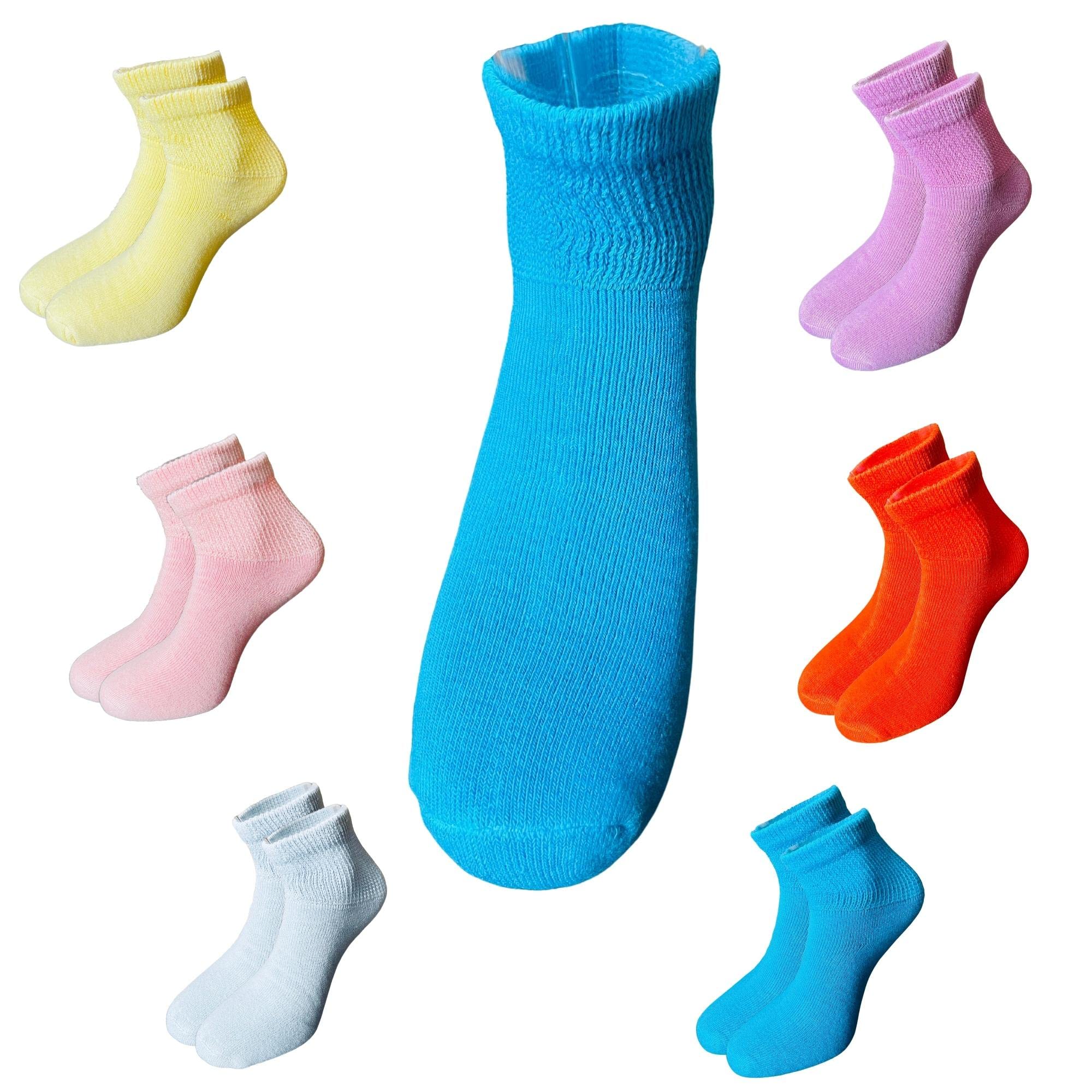 3,6&12 Ladies Designer Non Elastic Diabetic Friendly Quality Sock UK4-7  EU35-39